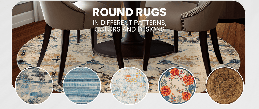 Patterns, Colors and Designs Available for Round Rugs - Atlanta Designer Rugs