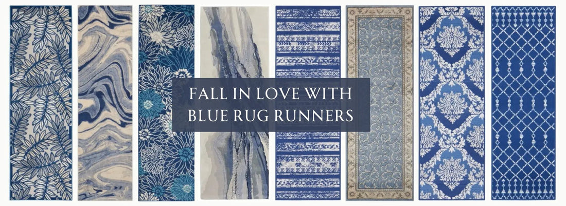 Fall in love with these Blue Rug Runners - Atlanta Designer Rugs