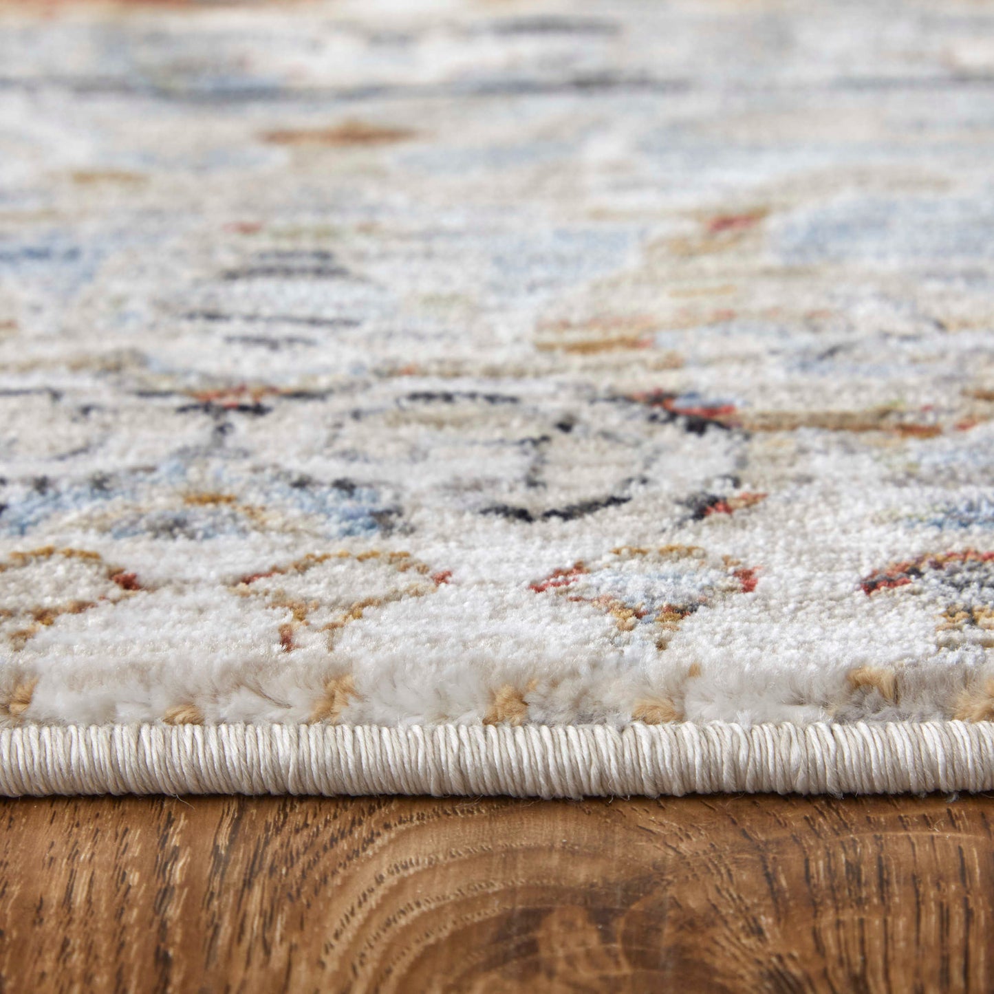 Feizy Melrose 39NZF Ivory Rust Transitional/Bohemian & Eclect Machinemade Rug - Rugs - Feizy - Atlanta Designer Rugs