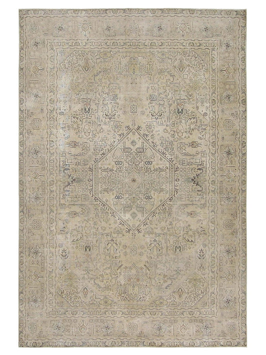 Artisan Penelope Beige Vintage Knotted Rug - Rugs - Artisan - Atlanta Designer Rugs