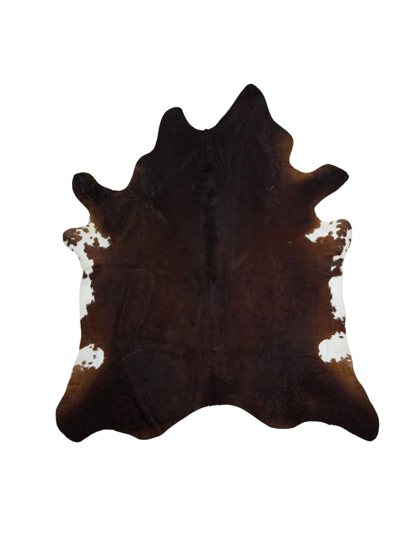 Artisan Claire Caramel Ivory Hair on Hide Cowhide Shape Rug - Rugs - Artisan - Atlanta Designer Rugs