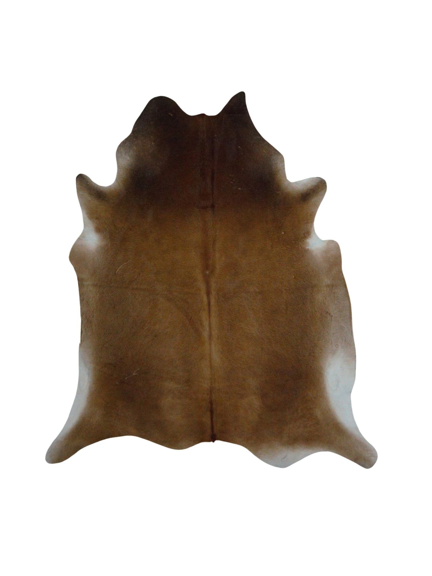 Artisan Claire Espresso Ivory Hair on Hide Cowhide Shape Rug - Rugs - Artisan - Atlanta Designer Rugs