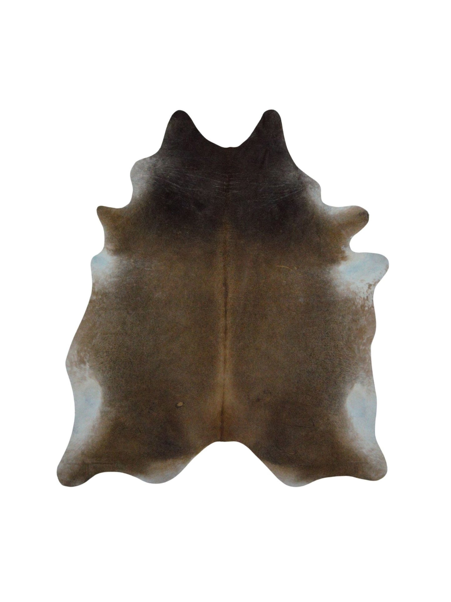 Artisan Claire Brown Ivory Hair on Hide Cowhide Shape Rug - Rugs - Artisan - Atlanta Designer Rugs