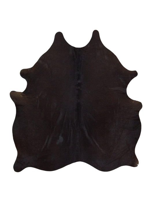 Artisan Claire  Mocha Ivory Hair on Hide Cowhide Shape Rug