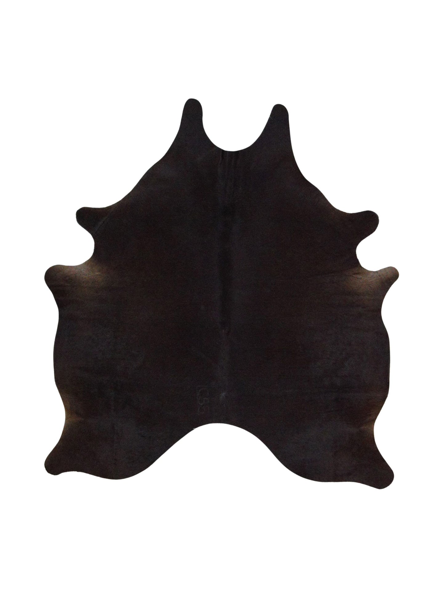 Artisan Claire  Espresso Espresso Hair on Hide Cowhide Shape Rug