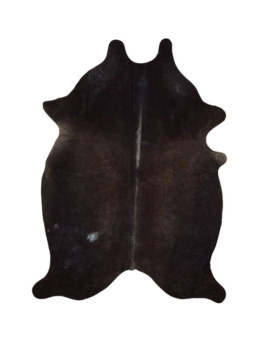 Artisan Claire  Espresso Espresso Hair on Hide Cowhide Shape Rug