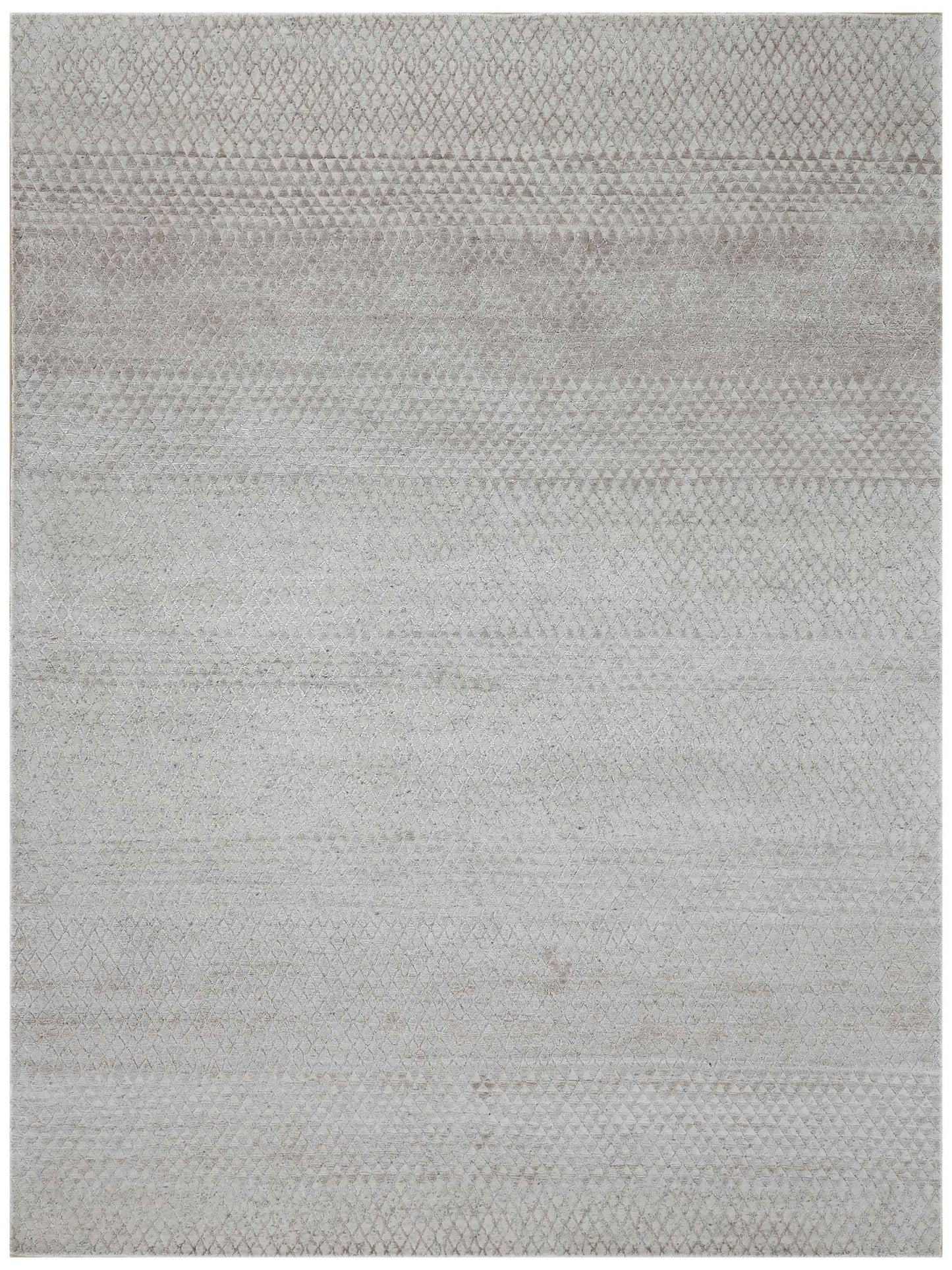 Artisan Mary  Ivory  Contemporary Knotted Rug