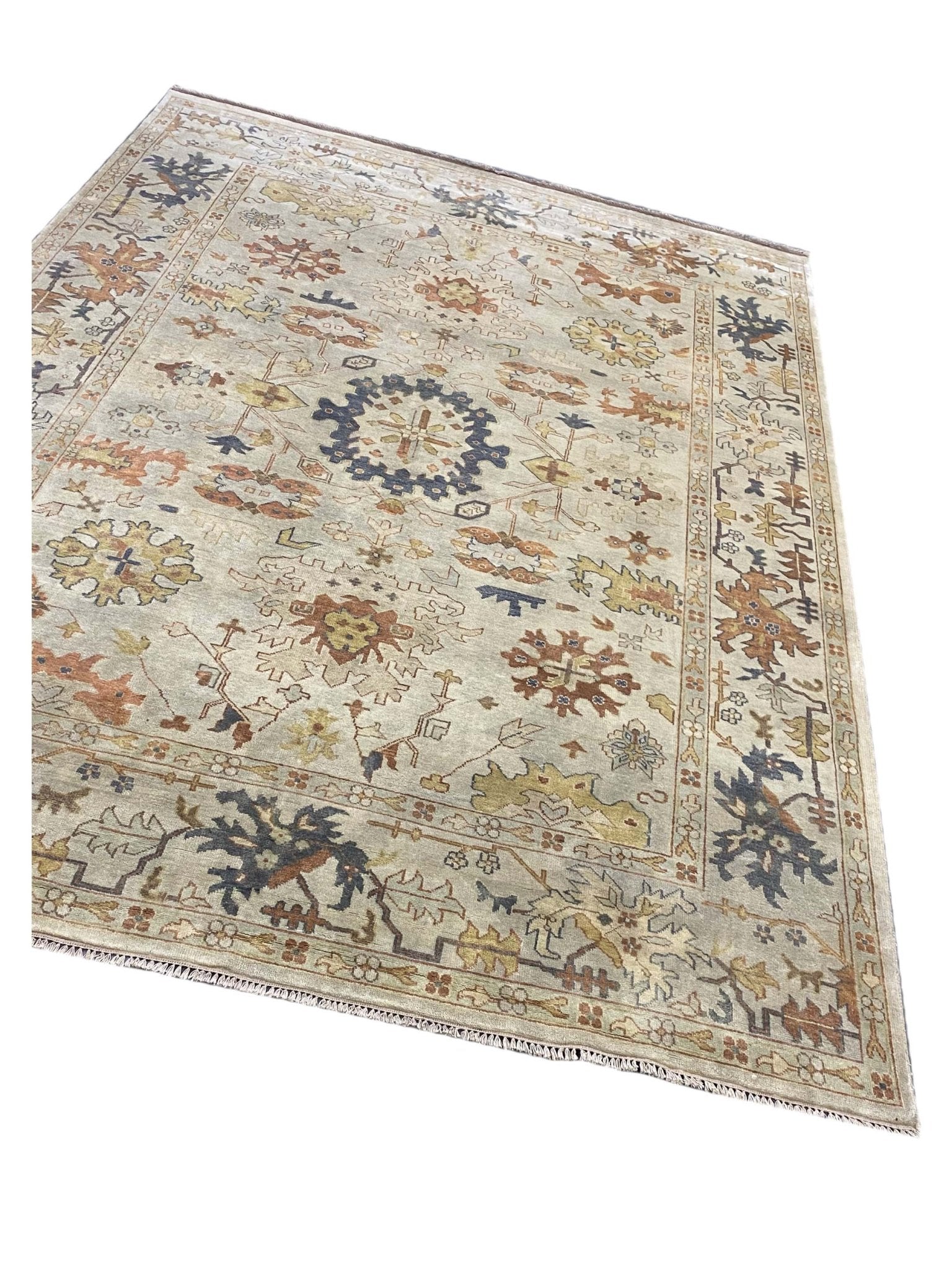 Artisan Bazaar Lt.Gold Traditional Knotted Rug - Rugs - Artisan - Atlanta Designer Rugs