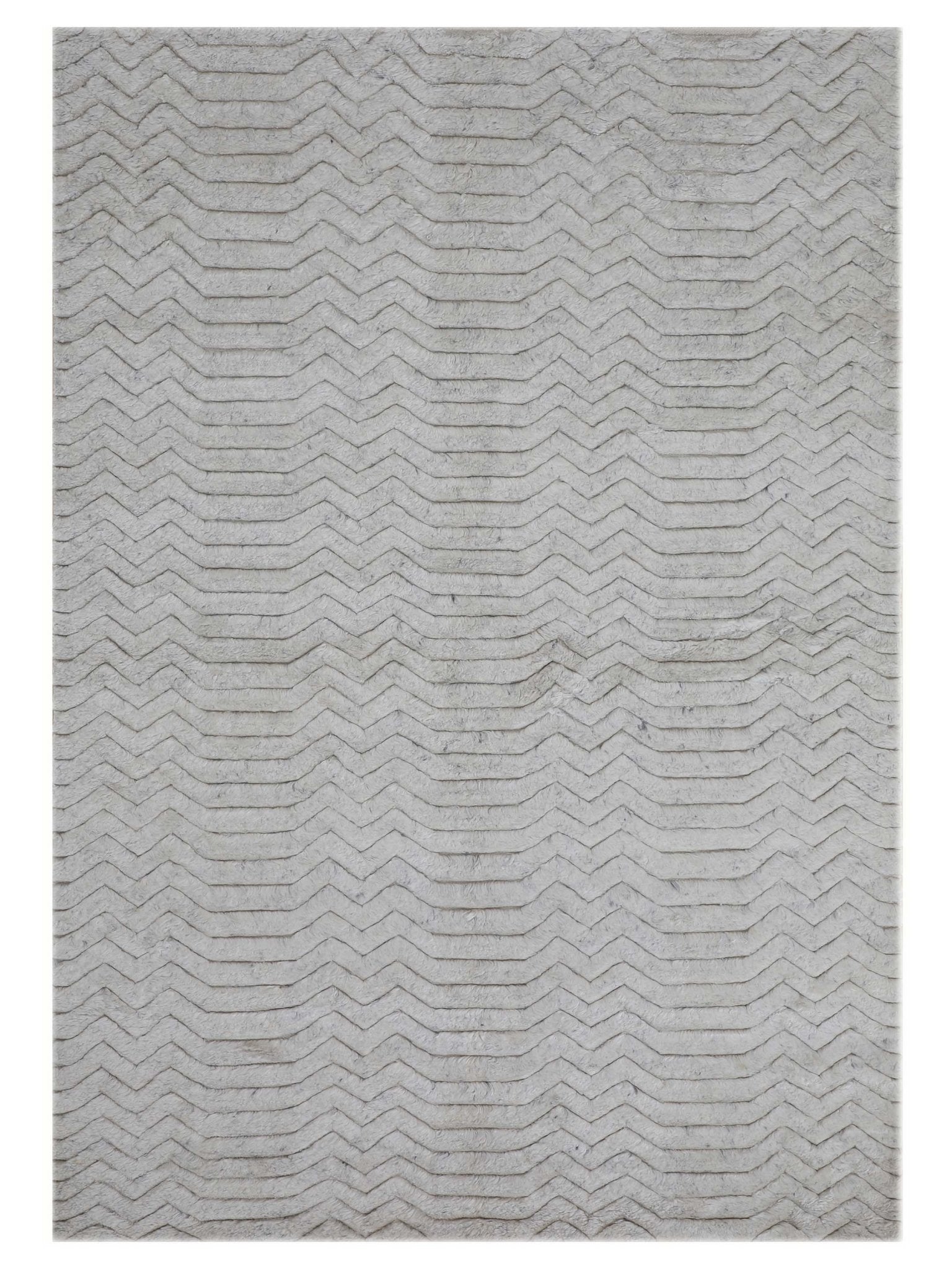 Artisan Maria White Transitional Knotted Rug - Rugs - Artisan - Atlanta Designer Rugs