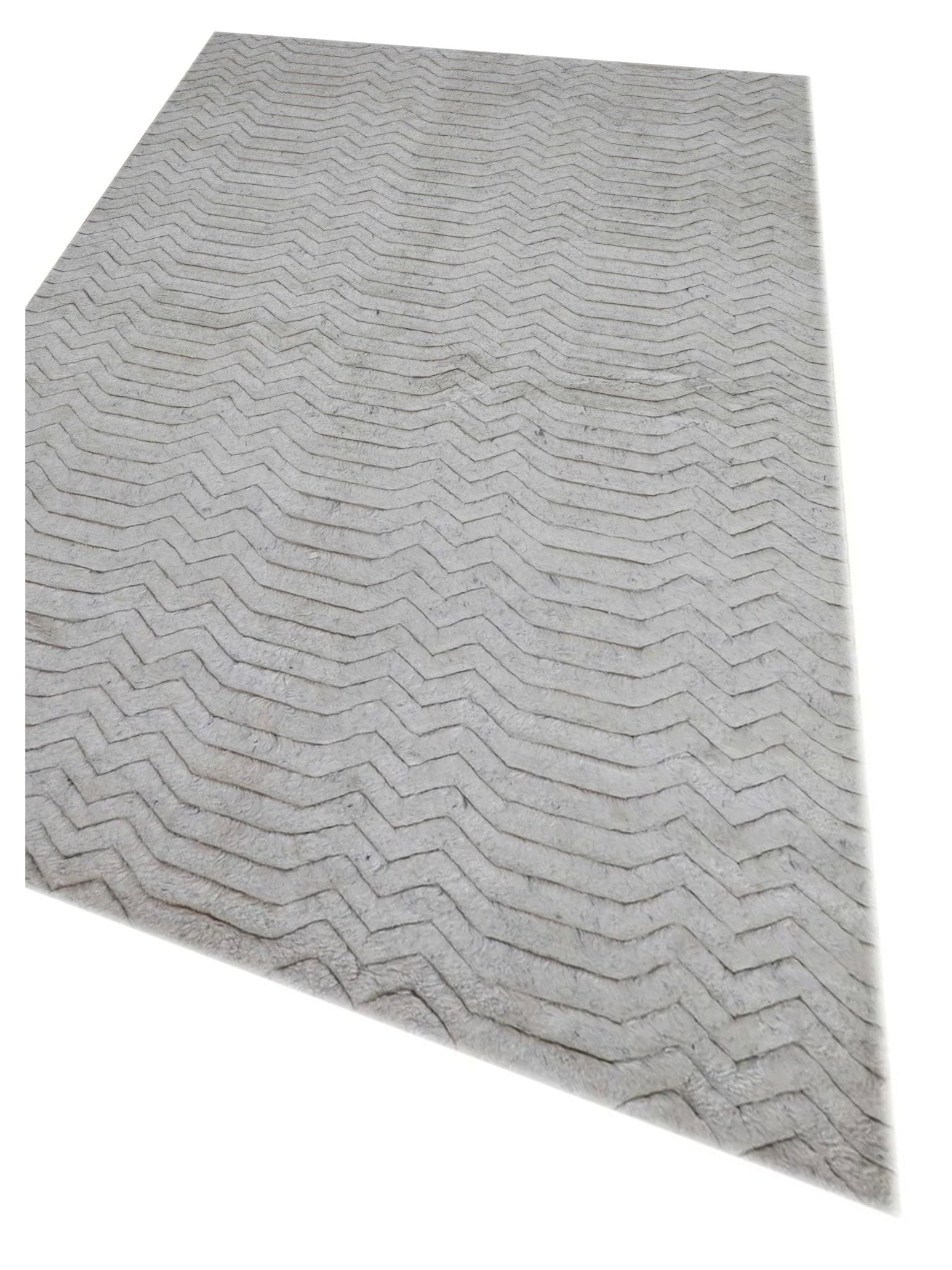 Artisan Maria White Transitional Knotted Rug - Rugs - Artisan - Atlanta Designer Rugs