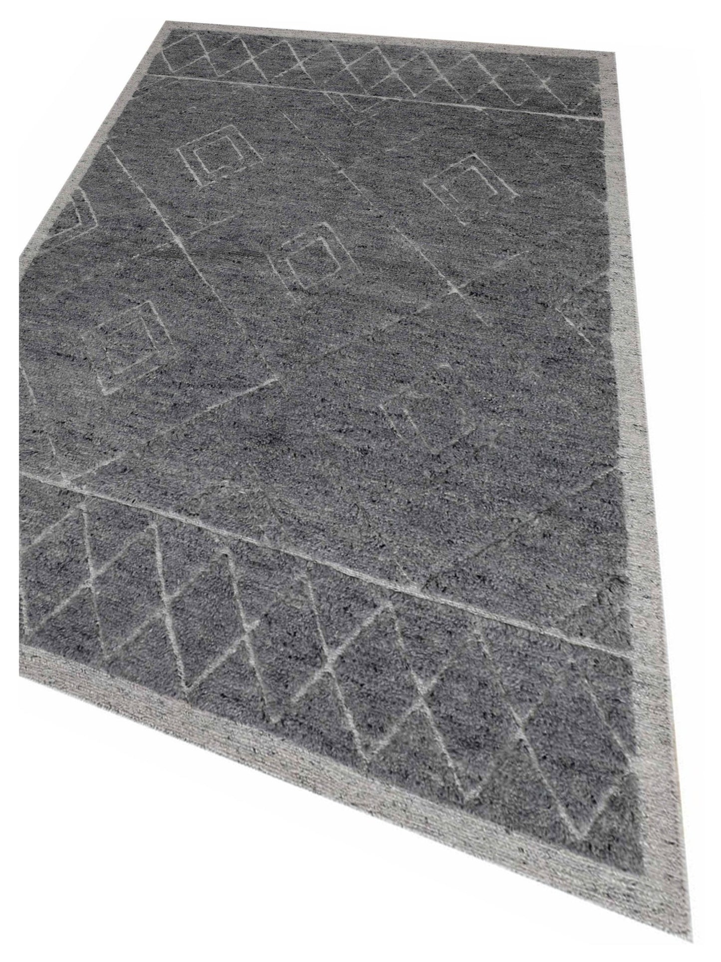 Artisan Maria Grey Transitional Knotted Rug - Rugs - Artisan - Atlanta Designer Rugs