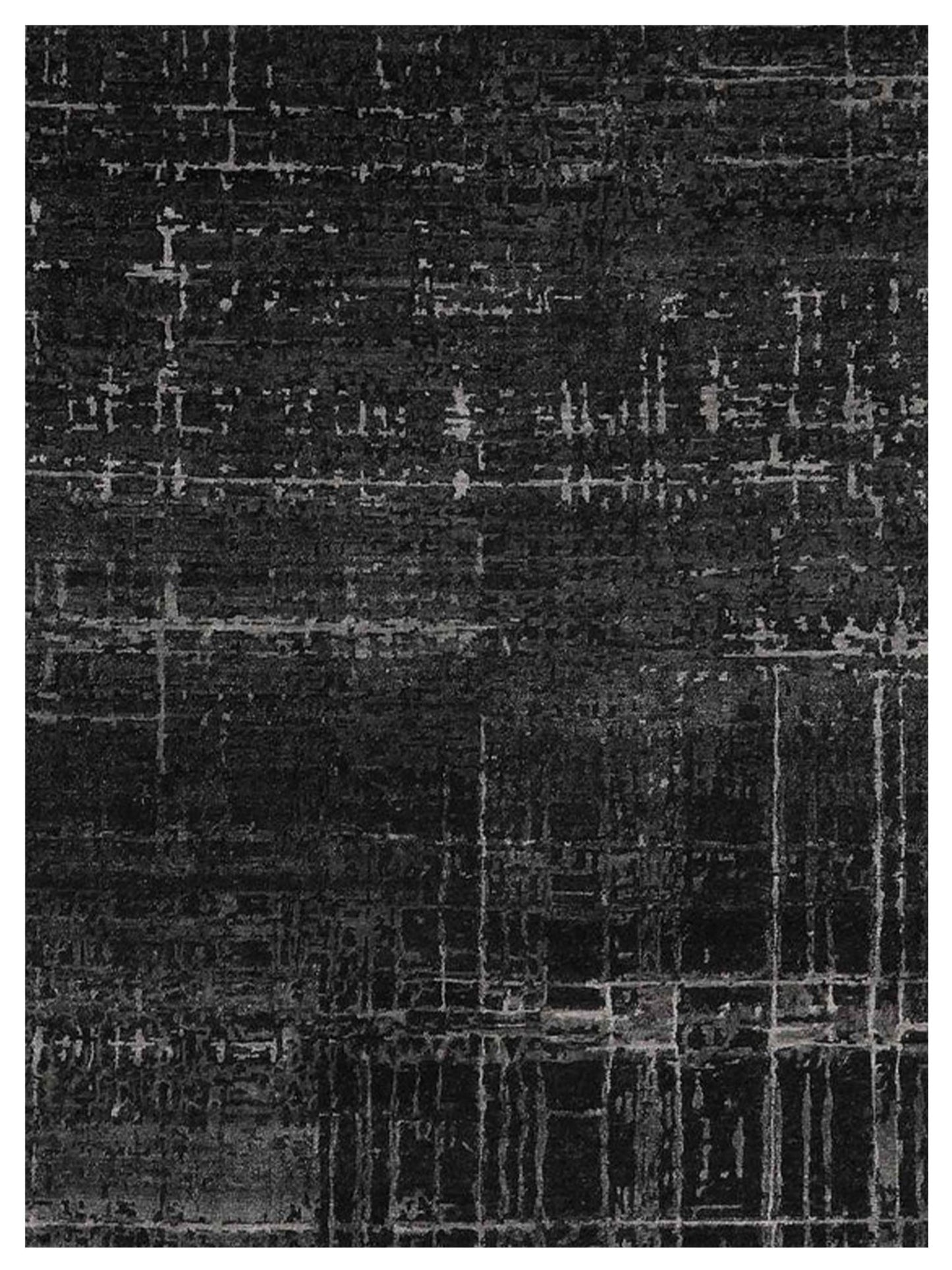 Artisan Mary Charcoal Contemporary Knotted Rug - Rugs - Artisan - Atlanta Designer Rugs