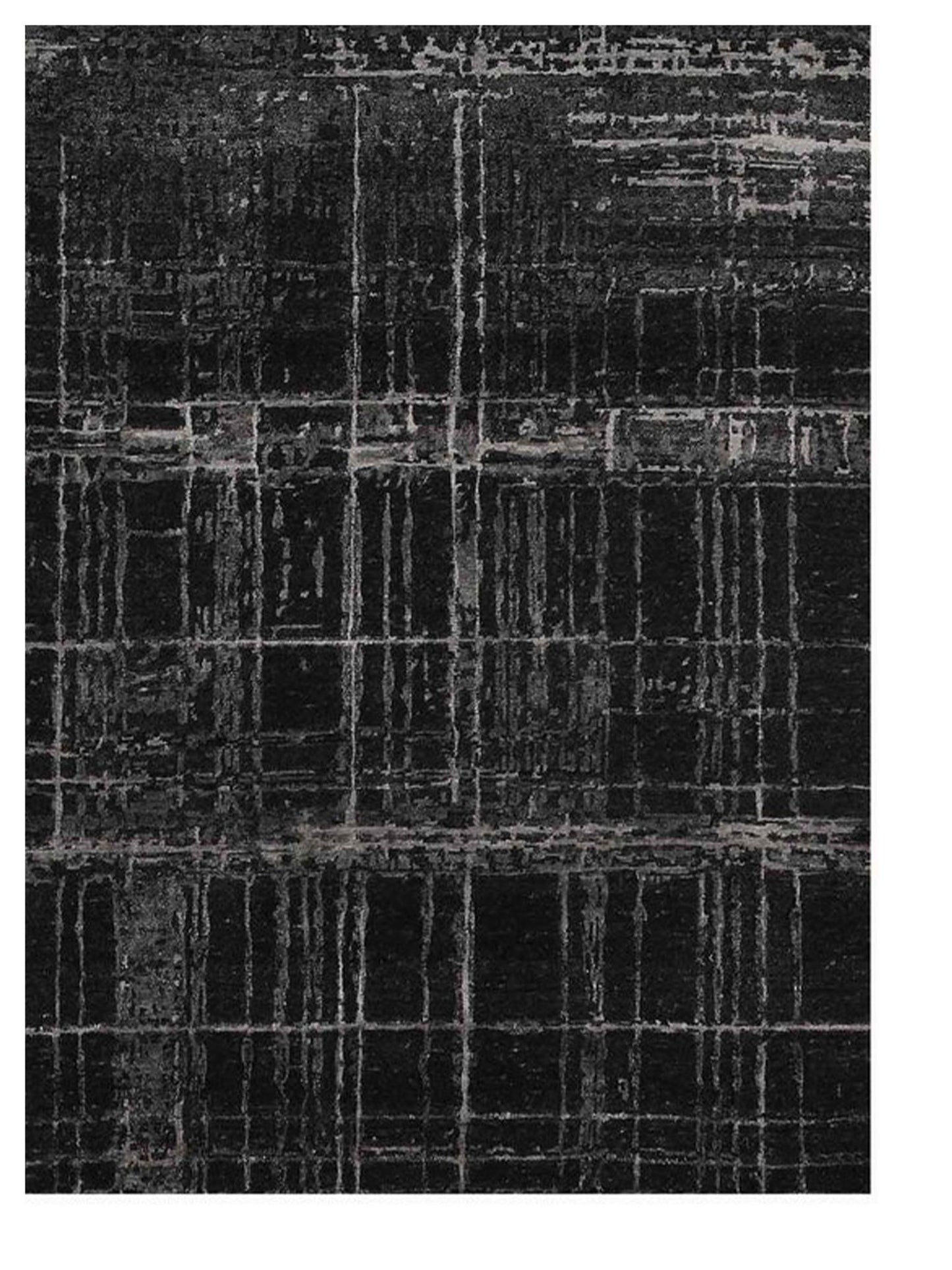 Artisan Mary Charcoal Contemporary Knotted Rug - Rugs - Artisan - Atlanta Designer Rugs