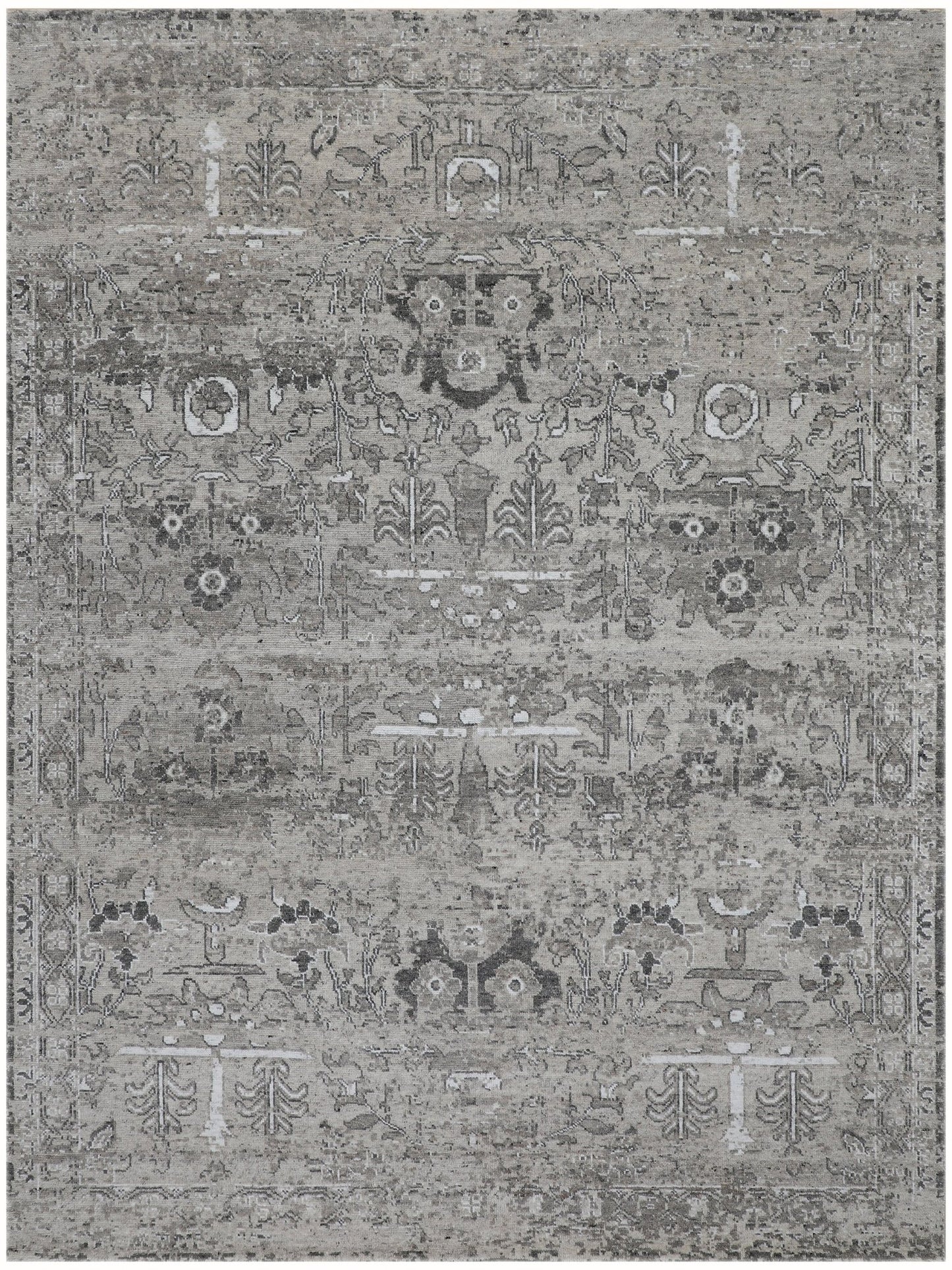 Artisan Nova Beige Transitional Knotted Rug - Rugs - Artisan - Atlanta Designer Rugs