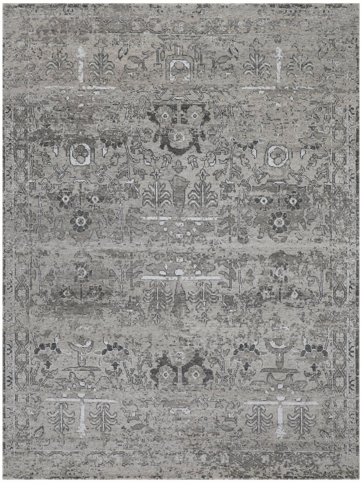 Artisan Nova Beige Transitional Knotted Rug - Rugs - Artisan - Atlanta Designer Rugs