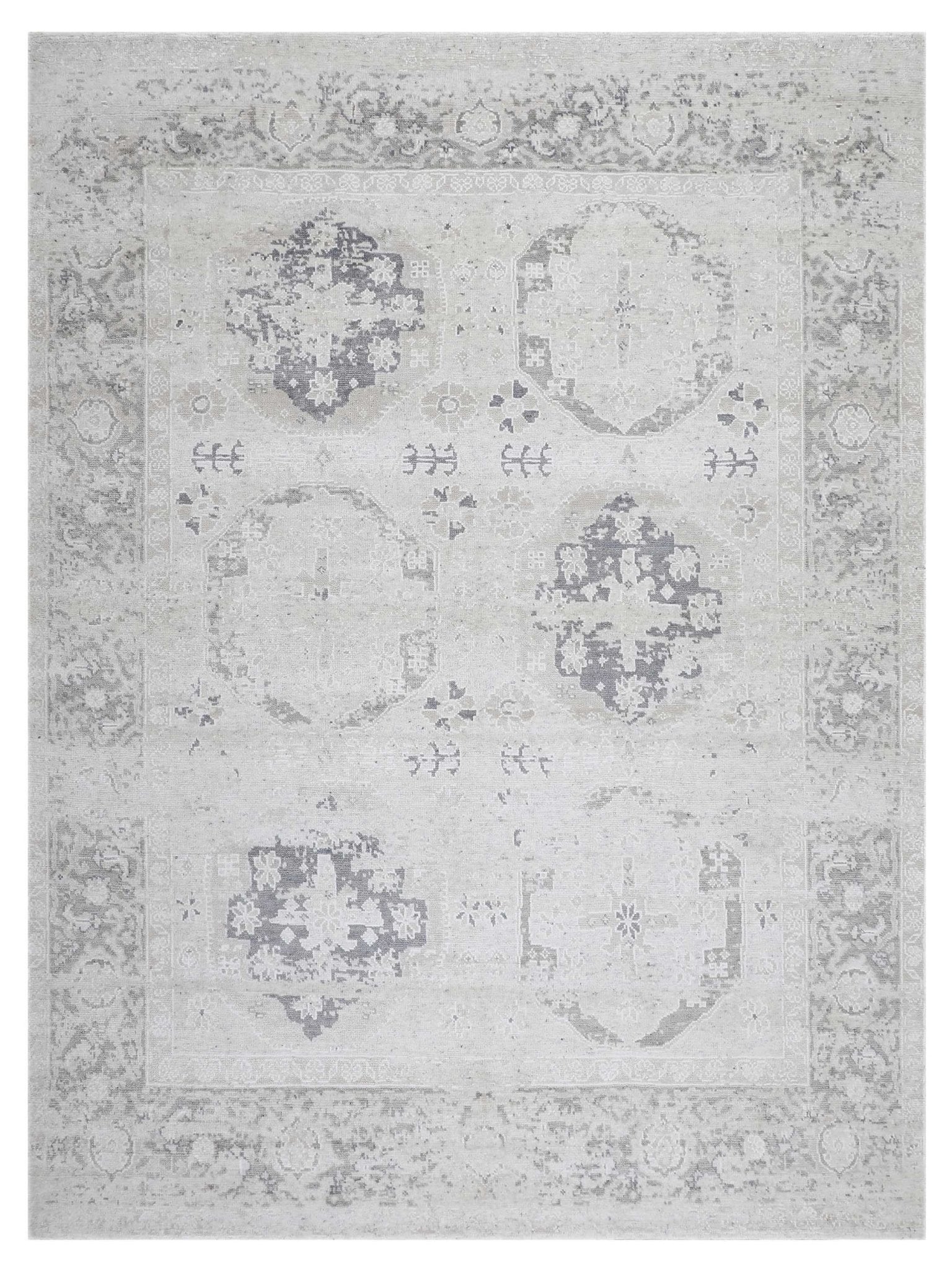 Artisan Nova Ivory Transitional Knotted Rug - Rugs - Artisan - Atlanta Designer Rugs