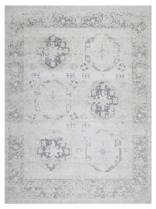 Artisan Nova Ivory Transitional Knotted Rug - Rugs - Artisan - Atlanta Designer Rugs