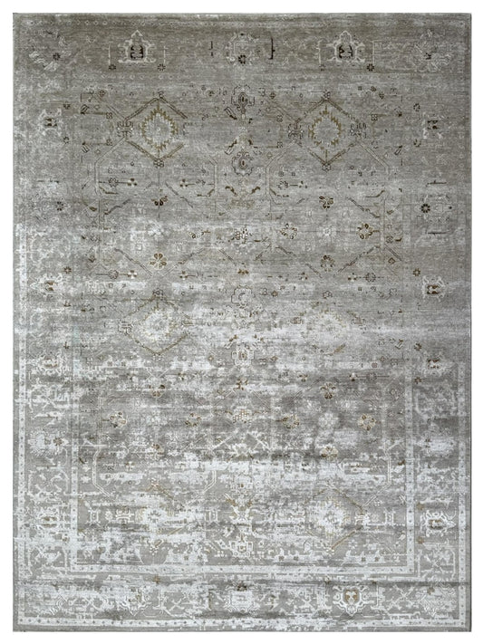 Artisan Nova Beige Transitional Knotted Rug - Rugs - Artisan - Atlanta Designer Rugs