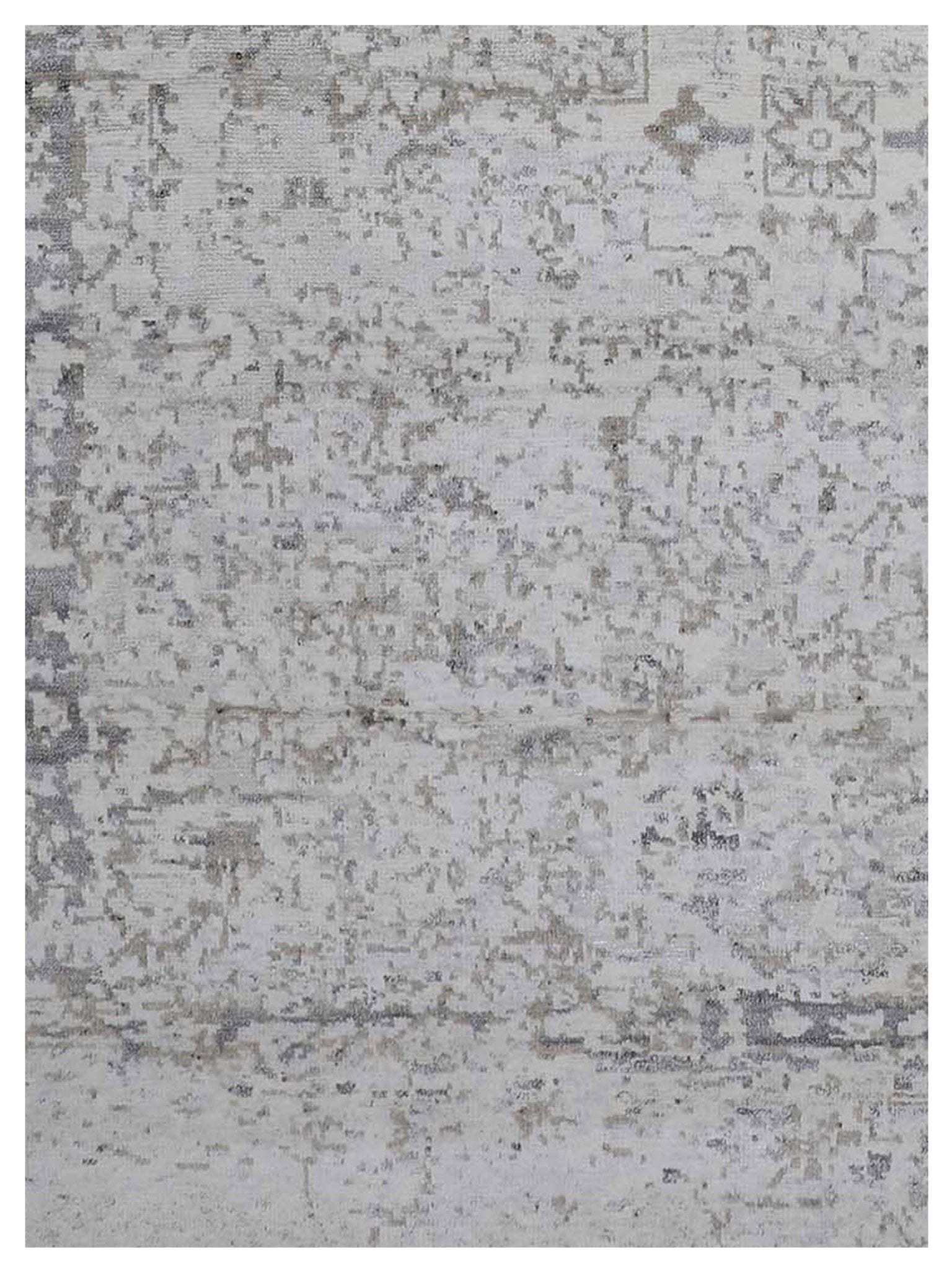 Artisan Nova Ivory Grey Transitional Knotted Rug - Rugs - Artisan - Atlanta Designer Rugs