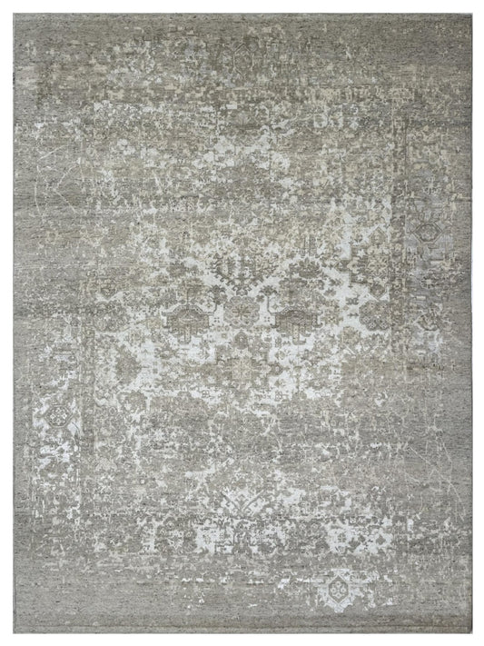 Artisan Nova Beige Transitional Knotted Rug - Rugs - Artisan - Atlanta Designer Rugs