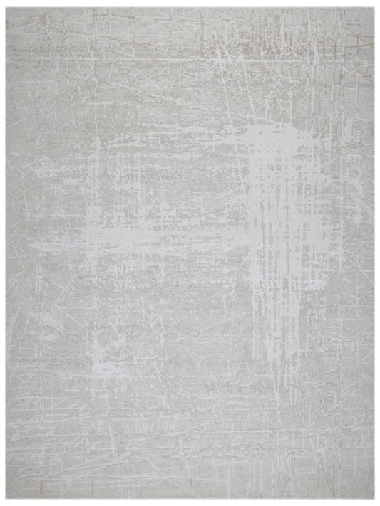 Artisan Mary  Ivory  Contemporary Knotted Rug