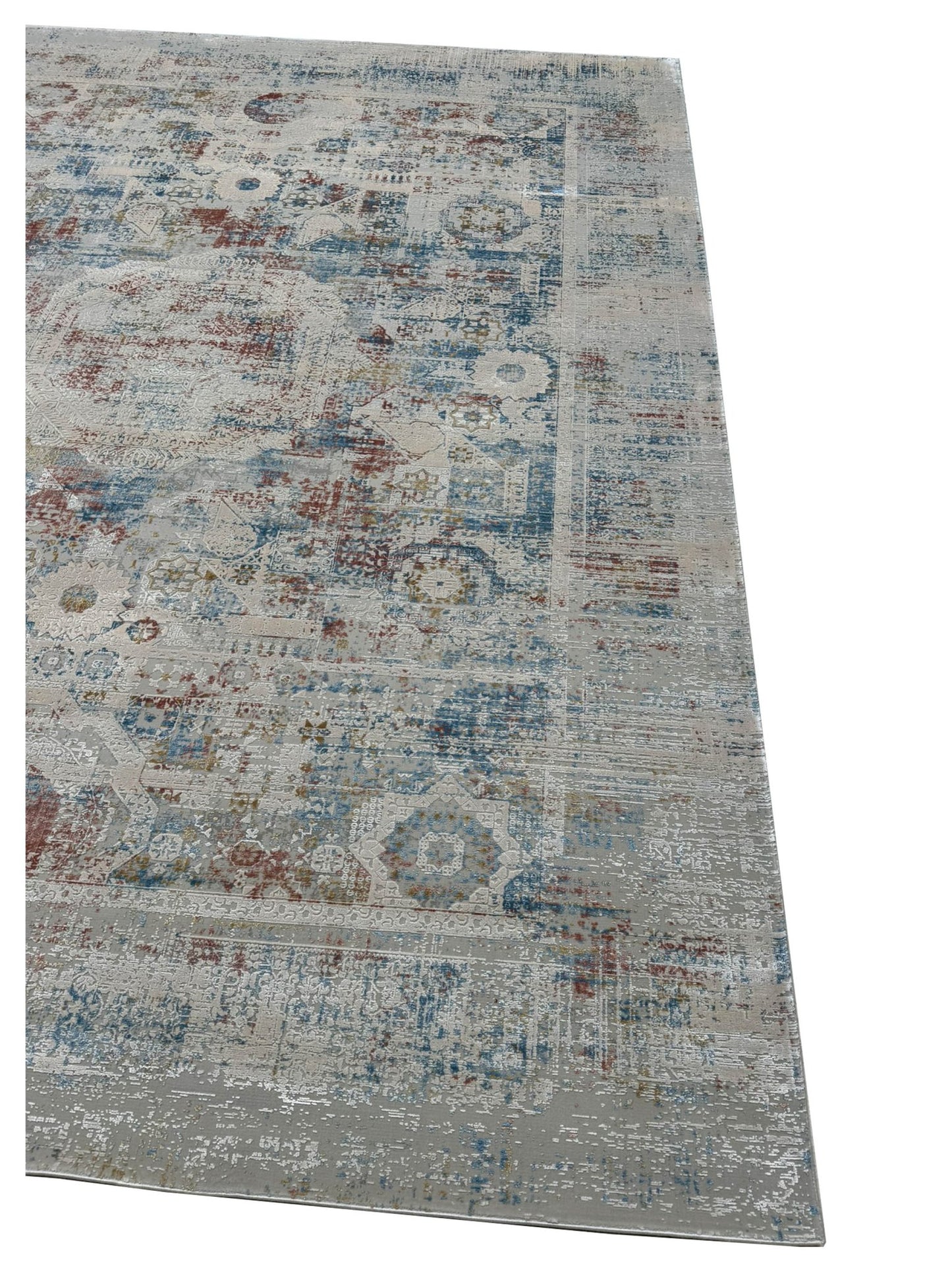 Artisan Venetian Lt.Grey Rose Contemporary Machinemade Rug - Rugs - Artisan - Atlanta Designer Rugs