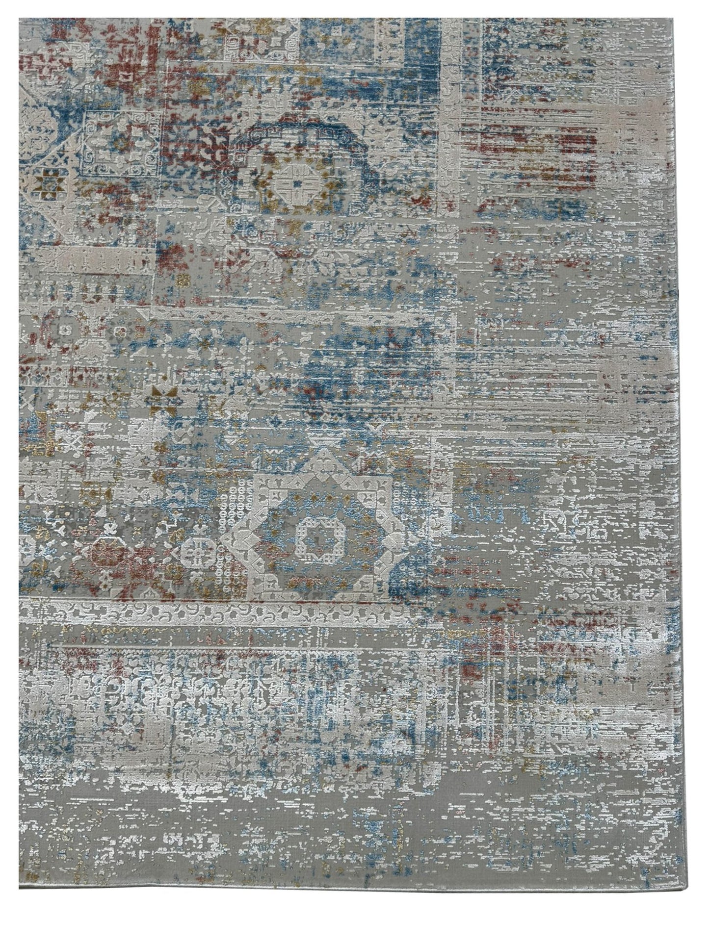 Artisan Venetian Lt.Grey Rose Contemporary Machinemade Rug - Rugs - Artisan - Atlanta Designer Rugs