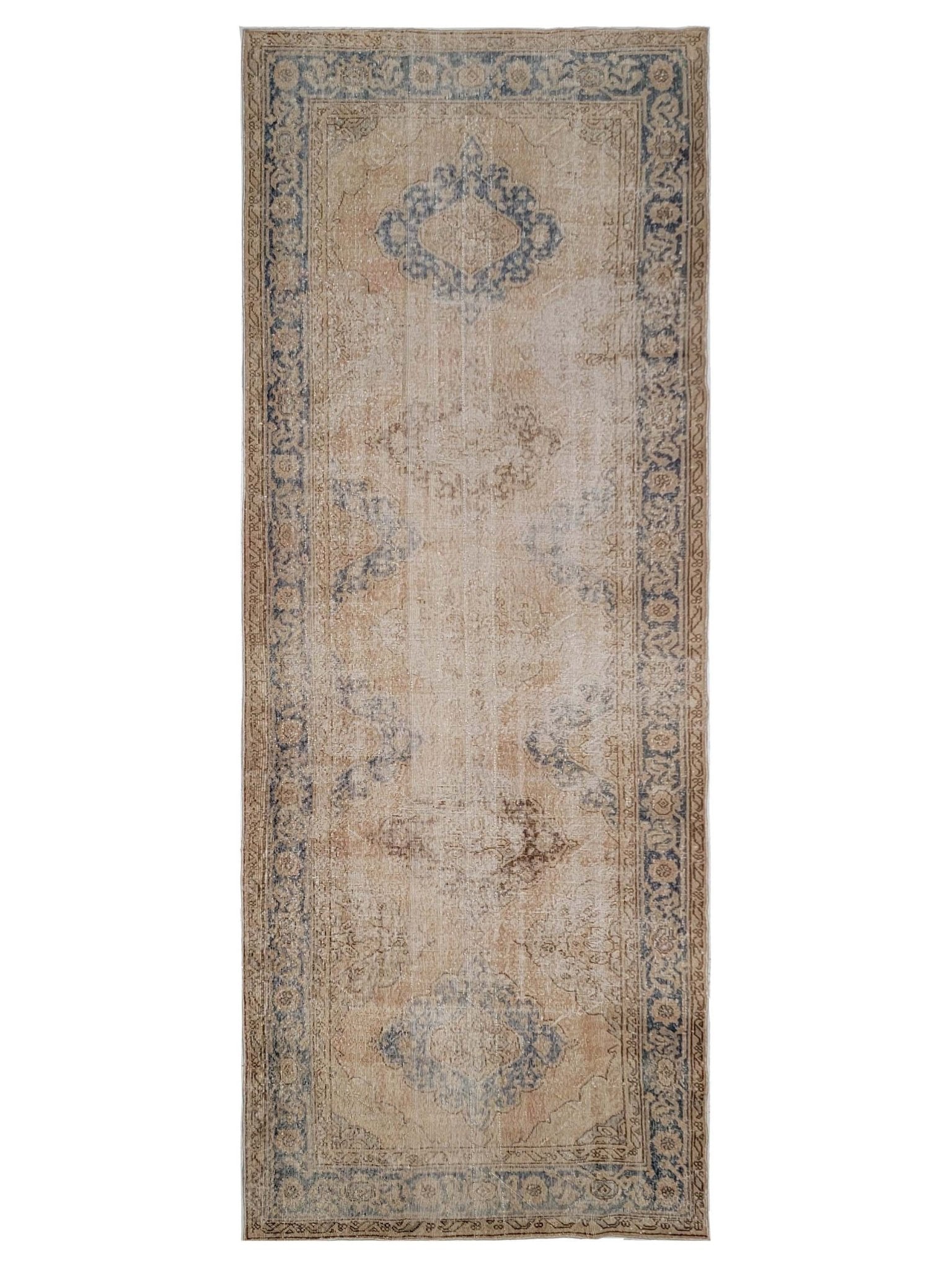 Artisan Angelina Rose Blue Vintage Knotted Rug - Rugs - Artisan - Atlanta Designer Rugs