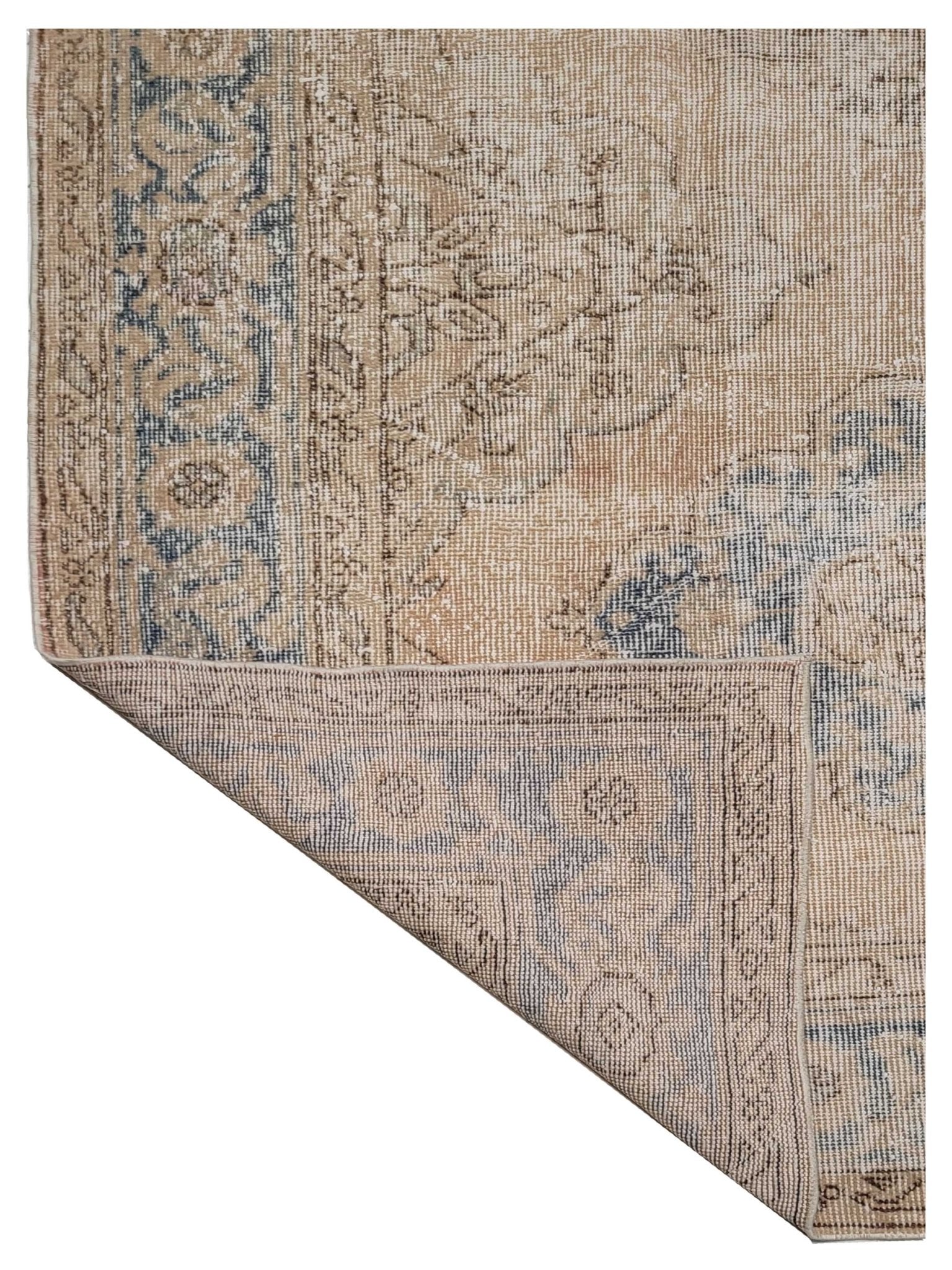 Artisan Angelina Rose Blue Vintage Knotted Rug - Rugs - Artisan - Atlanta Designer Rugs