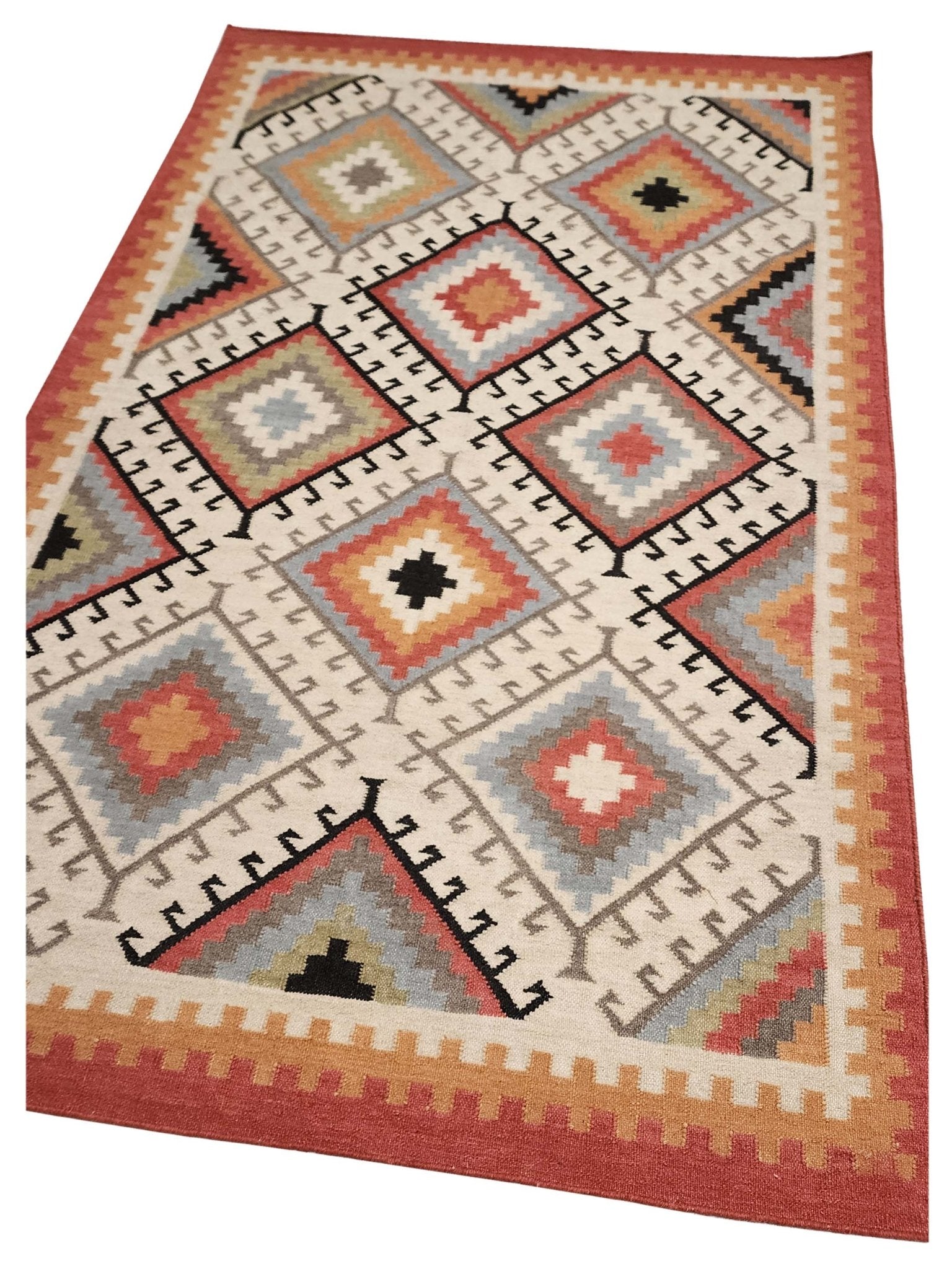 Artisan Kim Multi Kilim Woven Rug - Rugs - Artisan - Atlanta Designer Rugs