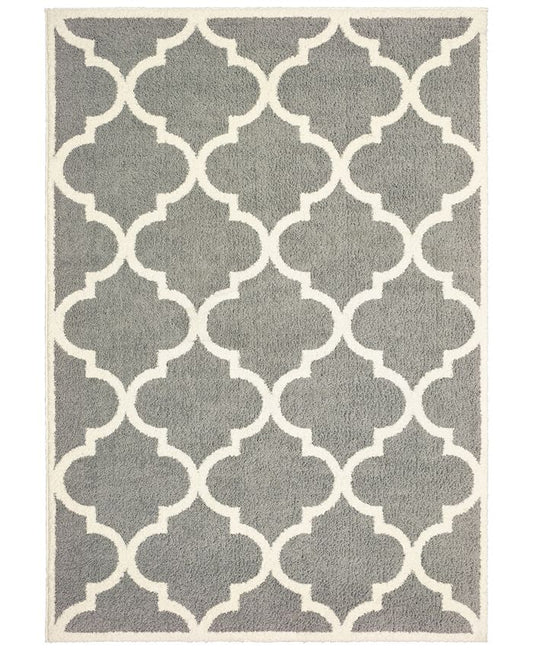 Oriental Weavers Henderson 092E9 Grey Ivory Shag Machinemade Rug