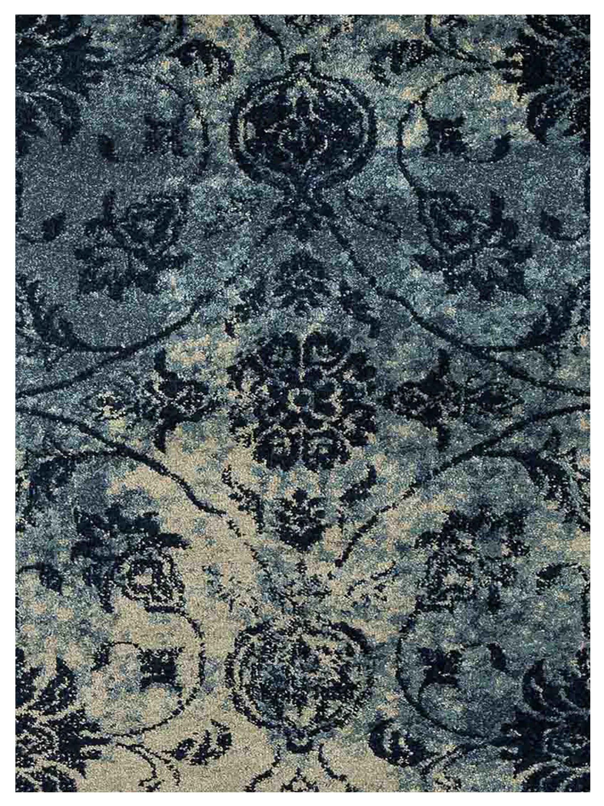 Artisan Lily Blue Transitional Machinemade Rug - Rugs - Artisan - Atlanta Designer Rugs