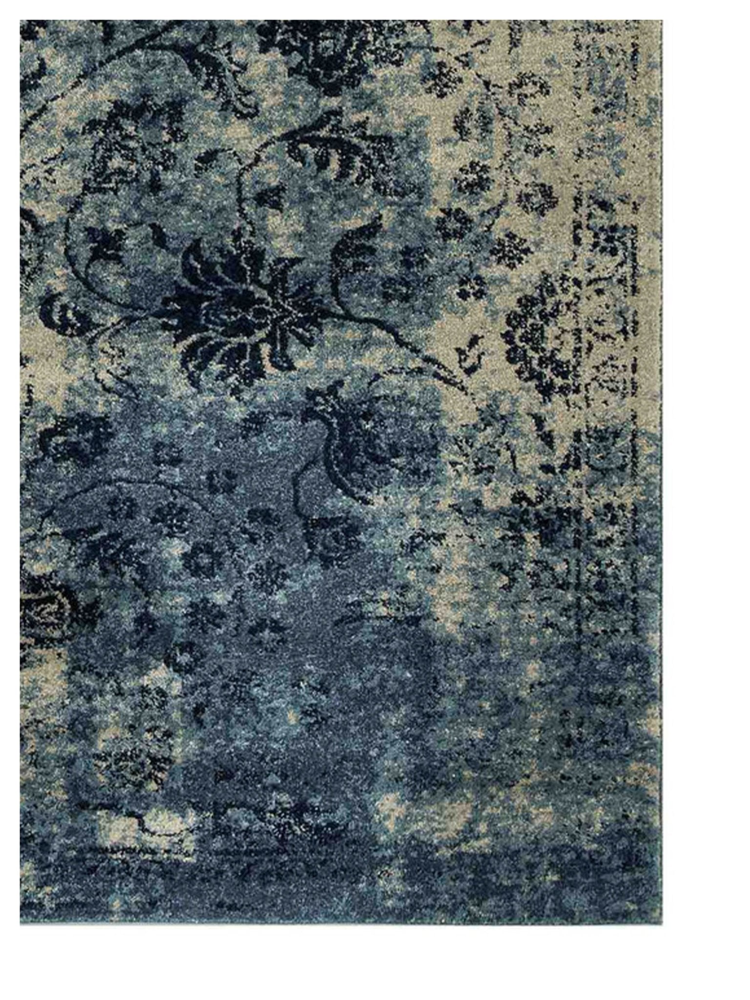 Artisan Lily Blue Transitional Machinemade Rug - Rugs - Artisan - Atlanta Designer Rugs