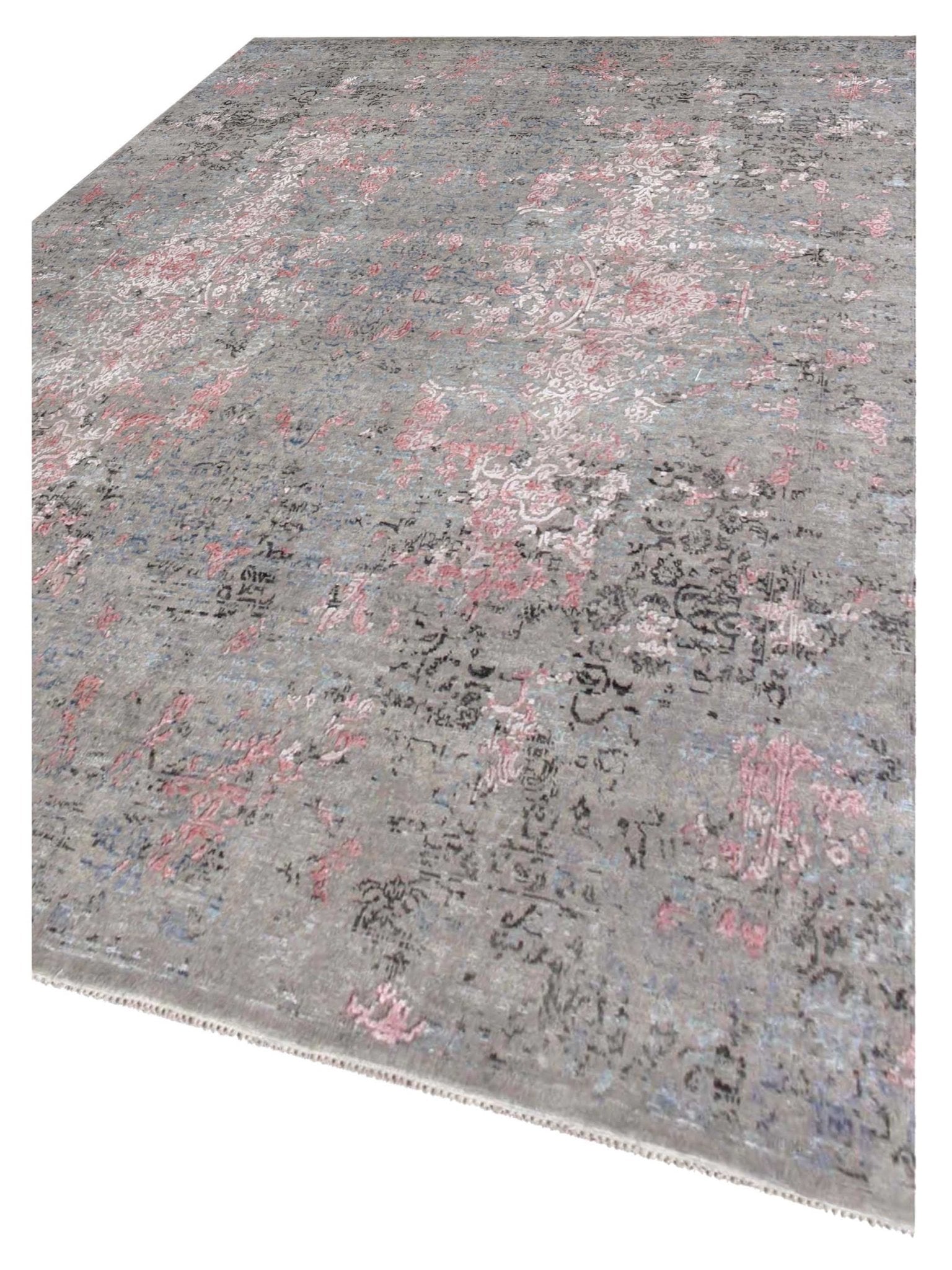 Artisan Dakota Lt.Silver Pink Transitional Knotted Rug - Rugs - Artisan - Atlanta Designer Rugs