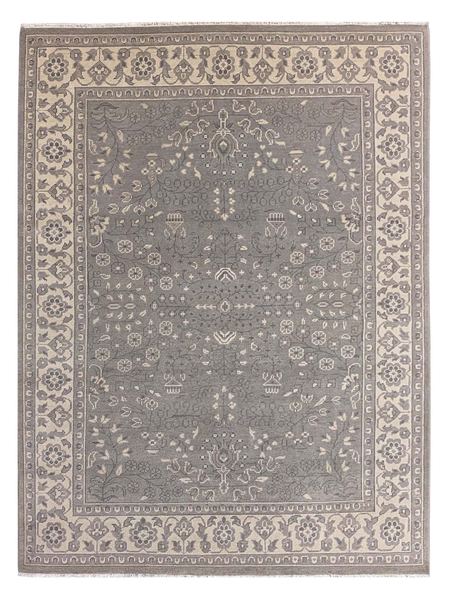 Artisan Uma Sand Beige Traditional Knotted Rug - Rugs - Artisan - Atlanta Designer Rugs