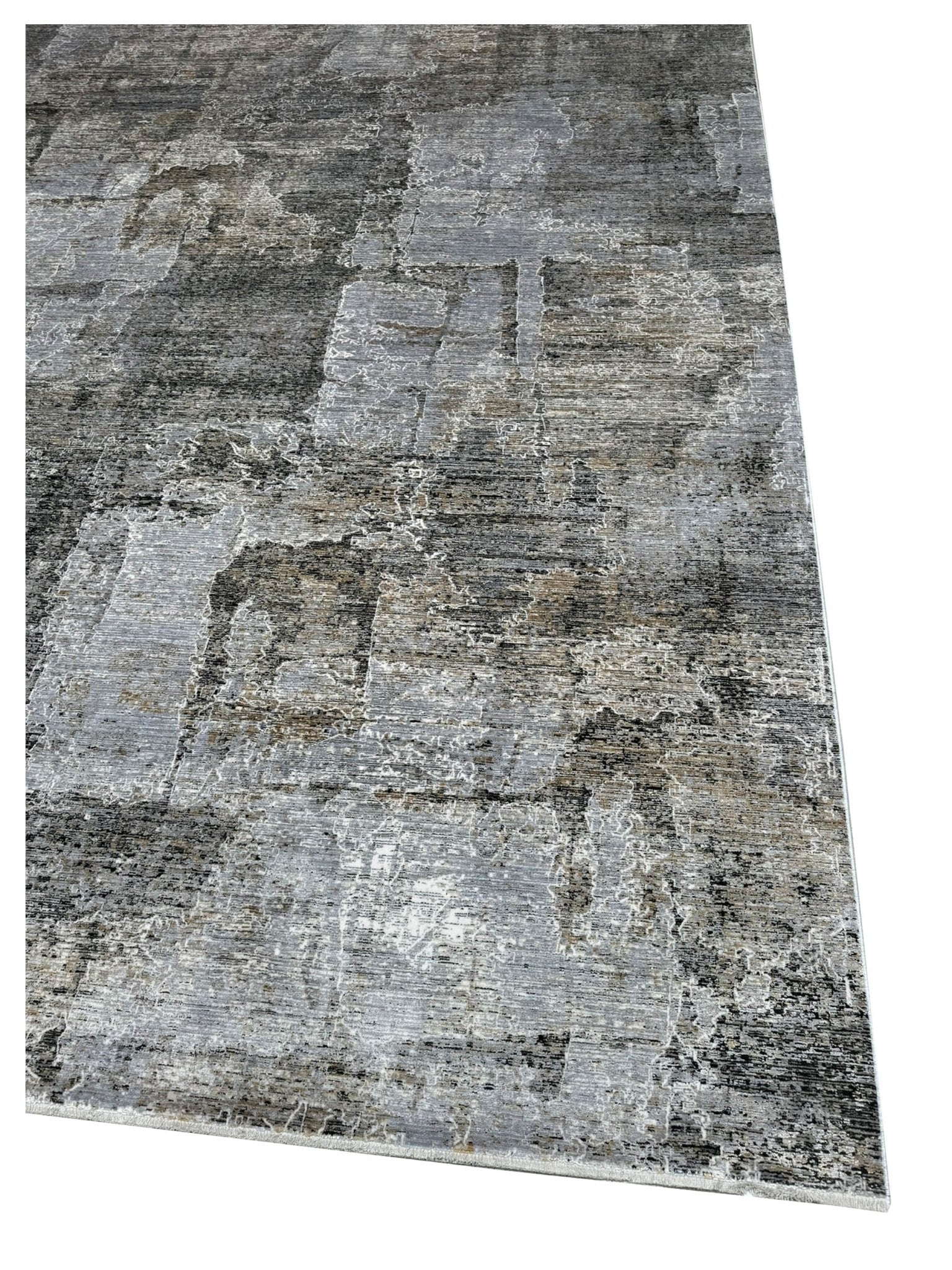 Artisan Venetian Grey Gold Contemporary Machinemade Rug - Rugs - Artisan - Atlanta Designer Rugs