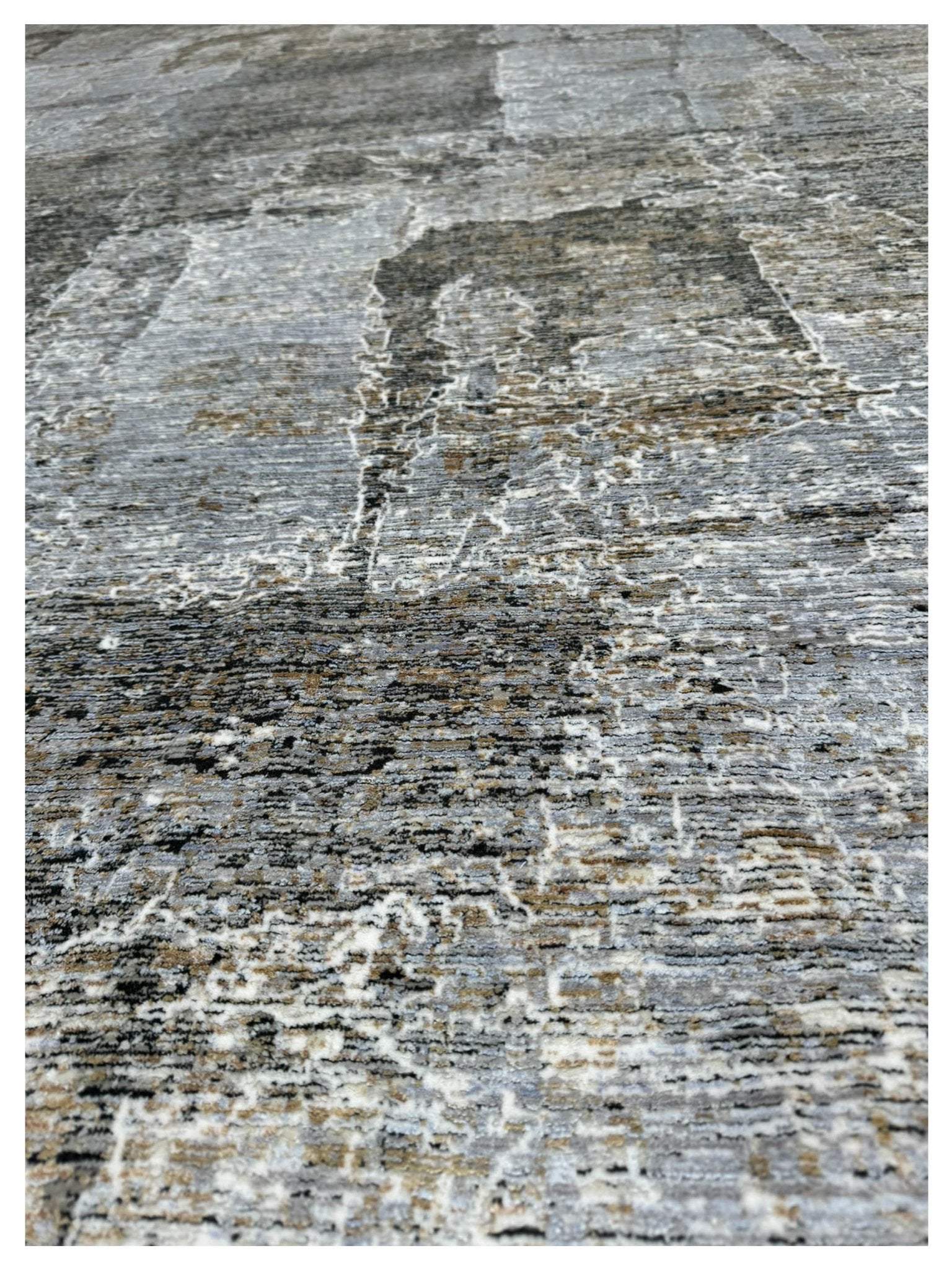 Artisan Venetian Grey Gold Contemporary Machinemade Rug - Rugs - Artisan - Atlanta Designer Rugs