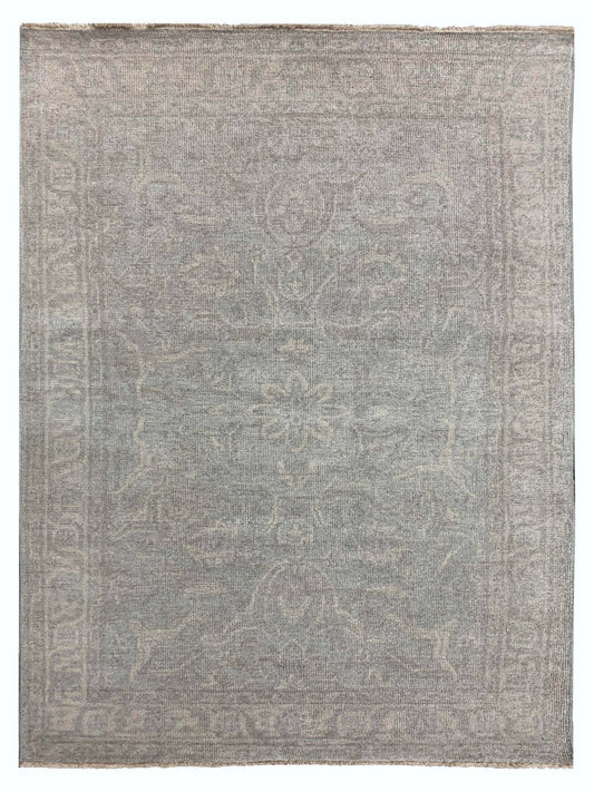 Artisan Hilary Lt.Blue Beige Traditional Knotted Rug - Rugs - Artisan - Atlanta Designer Rugs