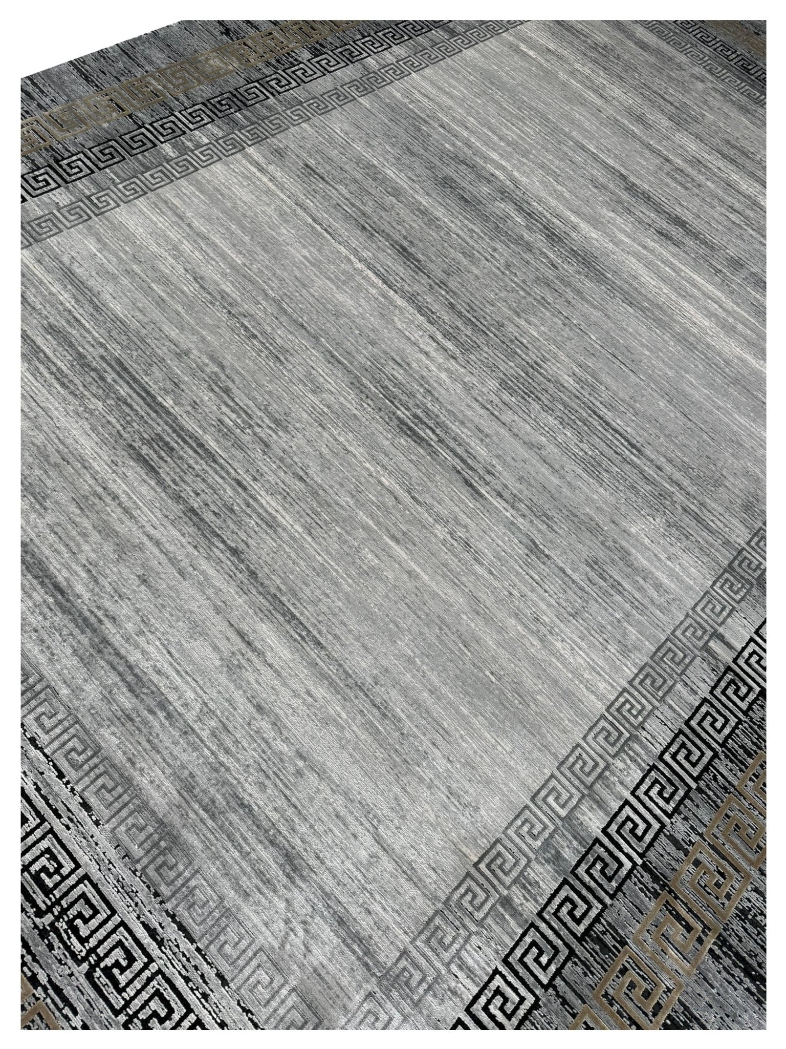 Artisan Venetian Silver Black Contemporary Machinemade Rug - Rugs - Artisan - Atlanta Designer Rugs