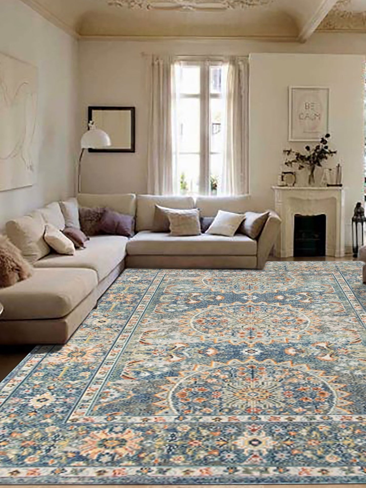 Limited Shay SF - 407 BLUE Traditional Machinemade Rug - Rugs - Limited - Atlanta Designer Rugs