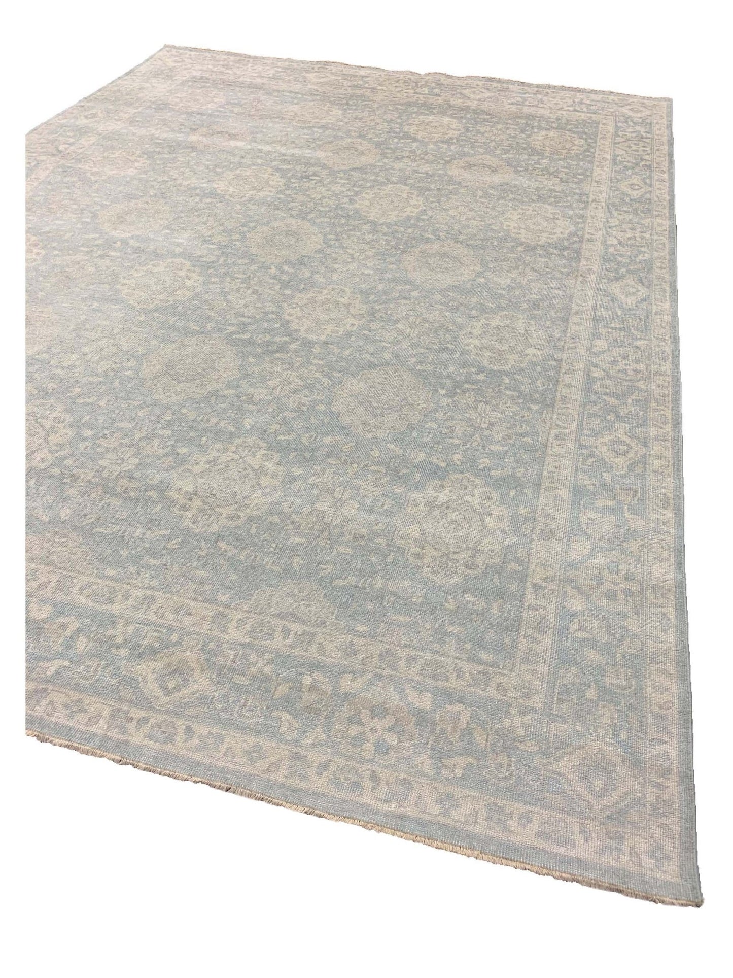 Artisan Hilary Lt.Blue Traditional Knotted Rug - Rugs - Artisan - Atlanta Designer Rugs