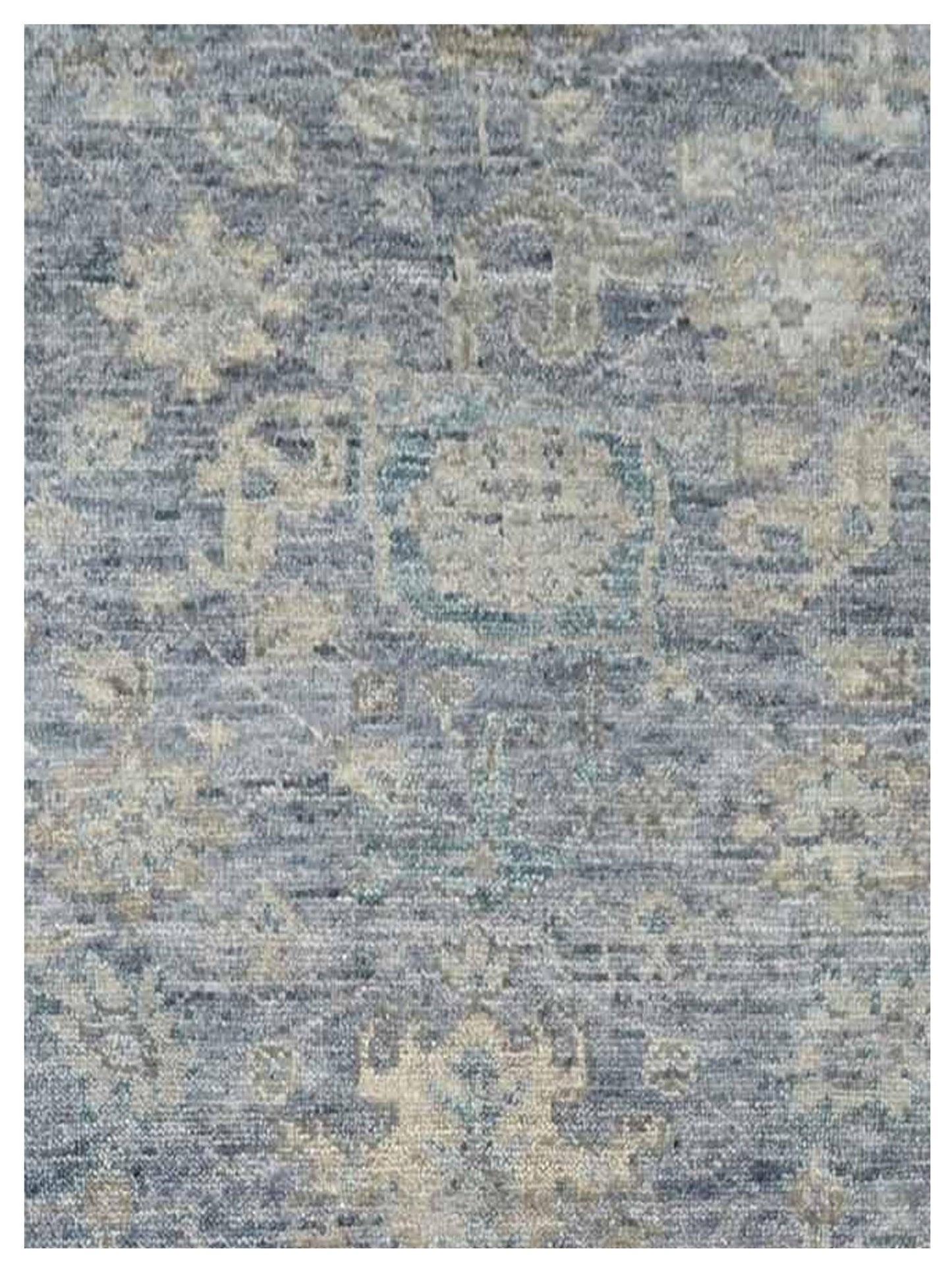 Artisan Bazaar Lt.Blue Beige Traditional Knotted Rug - Rugs - Artisan - Atlanta Designer Rugs