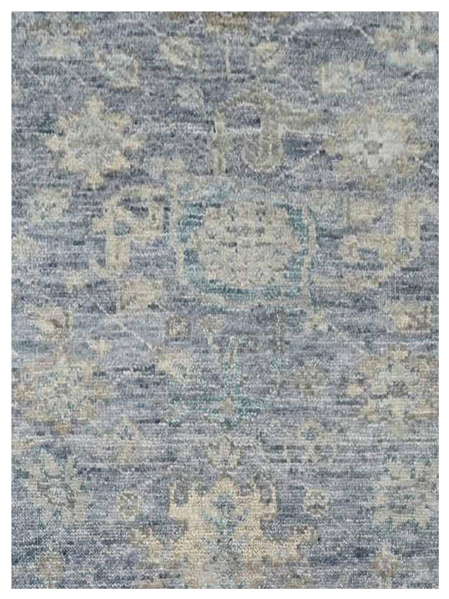 Artisan Bazaar Lt.Blue Beige Traditional Knotted Rug - Rugs - Artisan - Atlanta Designer Rugs