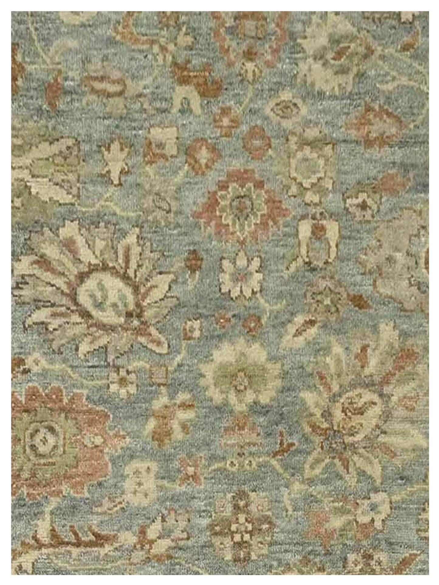 Artisan Bazaar Lt.Blue Beige Traditional Knotted Rug - Rugs - Artisan - Atlanta Designer Rugs