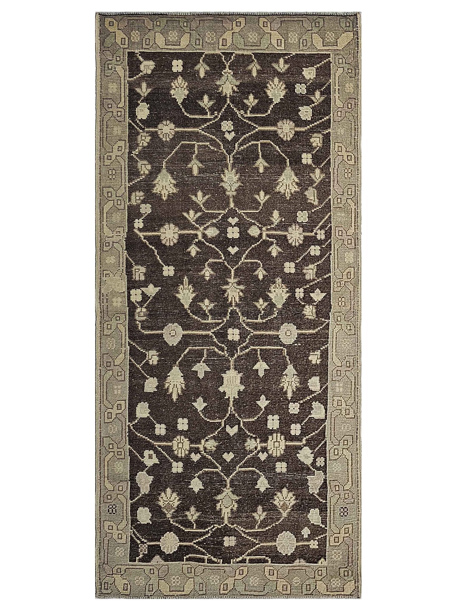 Artisan Angelina Brown Vintage Knotted Rug - Rugs - Artisan - Atlanta Designer Rugs