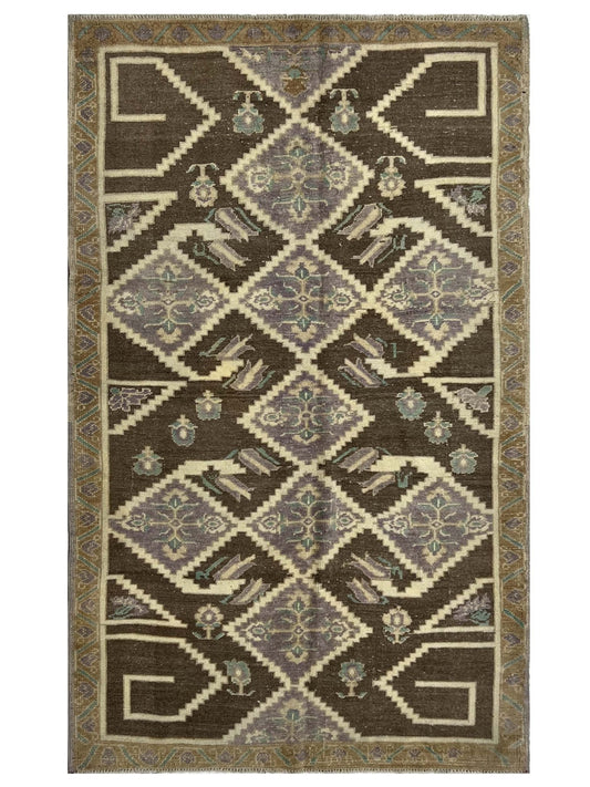 Artisan Angelina Brown Vintage Knotted Rug - Rugs - Artisan - Atlanta Designer Rugs