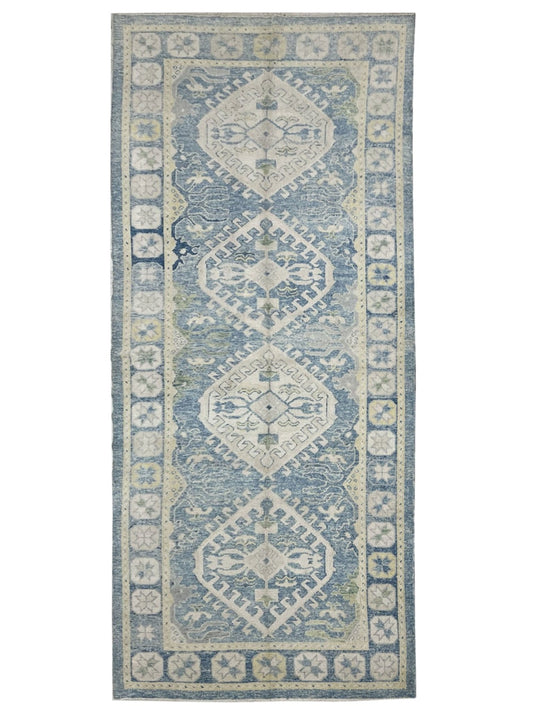 Artisan Angelina Lt.Blue Vintage Knotted Rug - Rugs - Artisan - Atlanta Designer Rugs