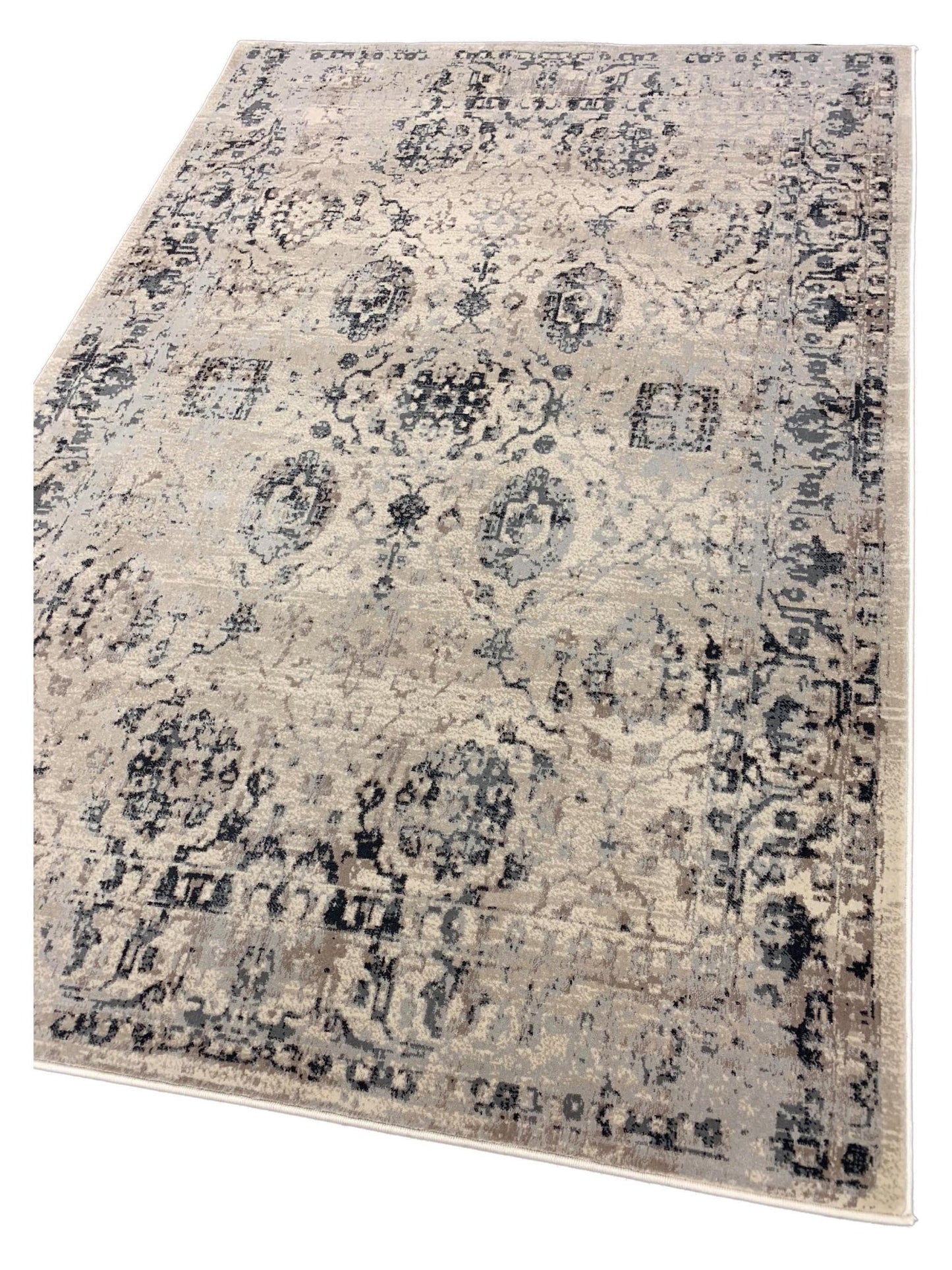 Artisan Julia Grey Ivory Transitional Machinemade Rug - Rugs - Artisan - Atlanta Designer Rugs