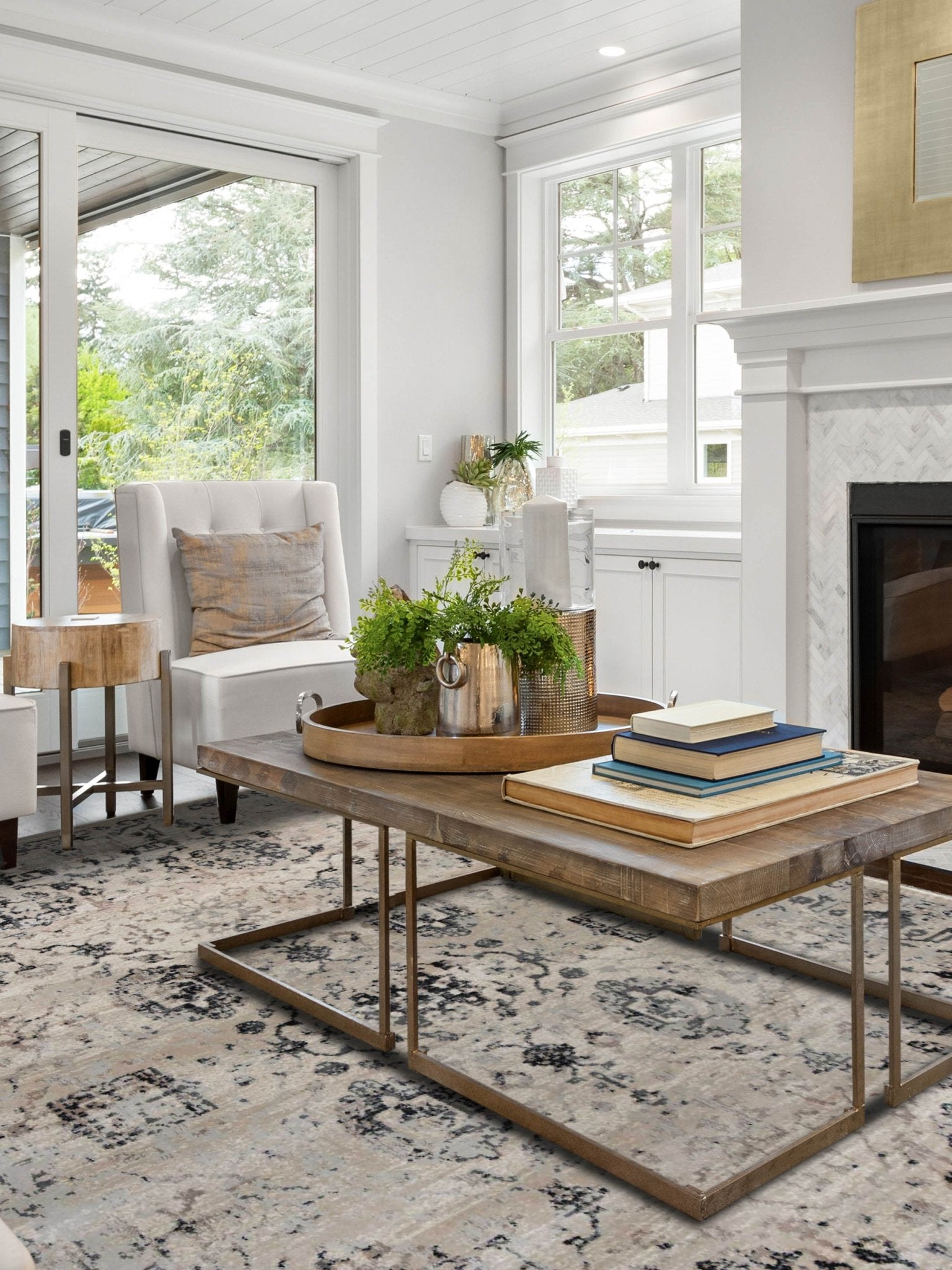 Artisan Julia Grey Ivory Transitional Machinemade Rug - Rugs - Artisan - Atlanta Designer Rugs