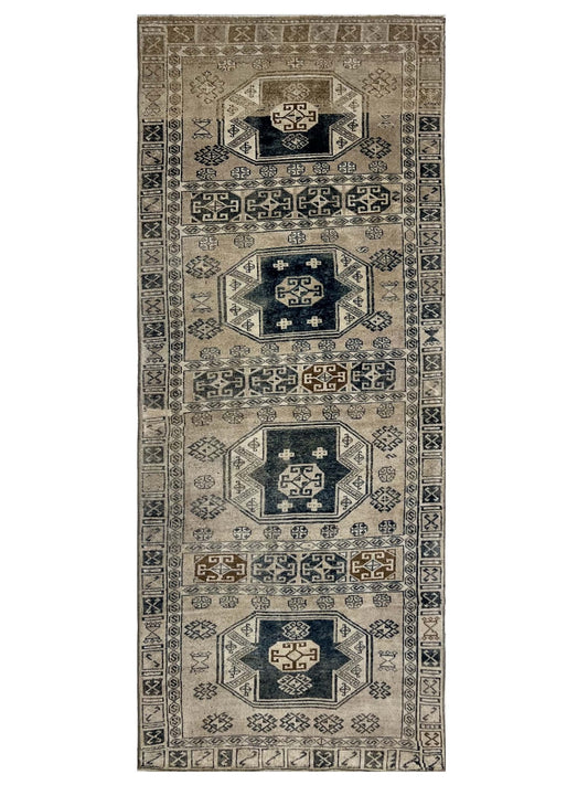 Artisan Angelina Lt.Brown Charcoal Vintage Knotted Rug - Rugs - Artisan - Atlanta Designer Rugs